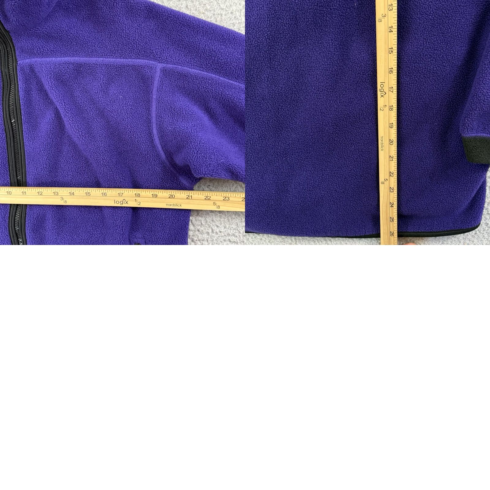 Vintage VINTAGE REI Jacket Womens Medium Purple Deep Pile Fleece 90s Full Zip Gorpcore Size M / US 6-8 / IT 42-44 - 8 Thumbnail