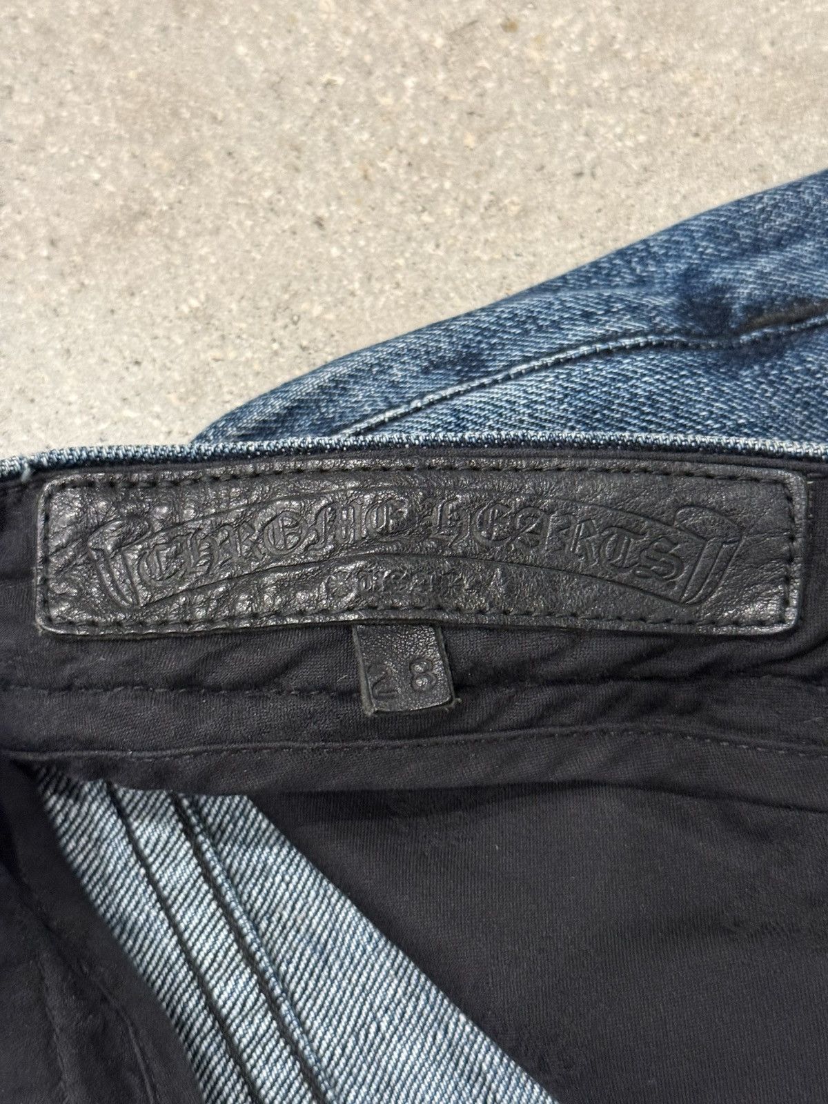 Chrome Hearts Chrome Hearts Cross Patch Jean Mini Skirt Size 28" / US 6 / IT 42 - 7 Thumbnail