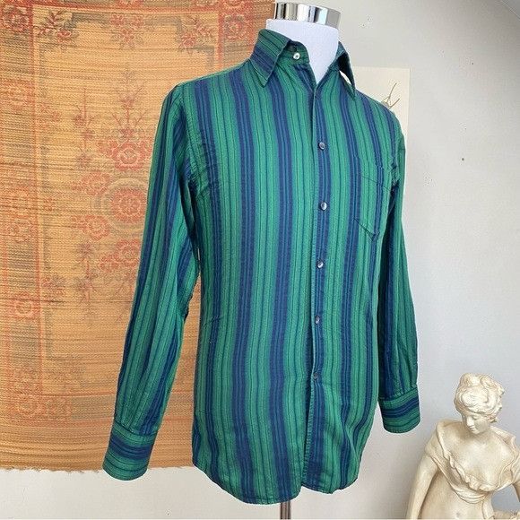 Dolce & Gabbana Dolce & Gabbana Striped Button Down Shirt Made In Italy Size US S / EU 44-46 / 1 - 11 Thumbnail