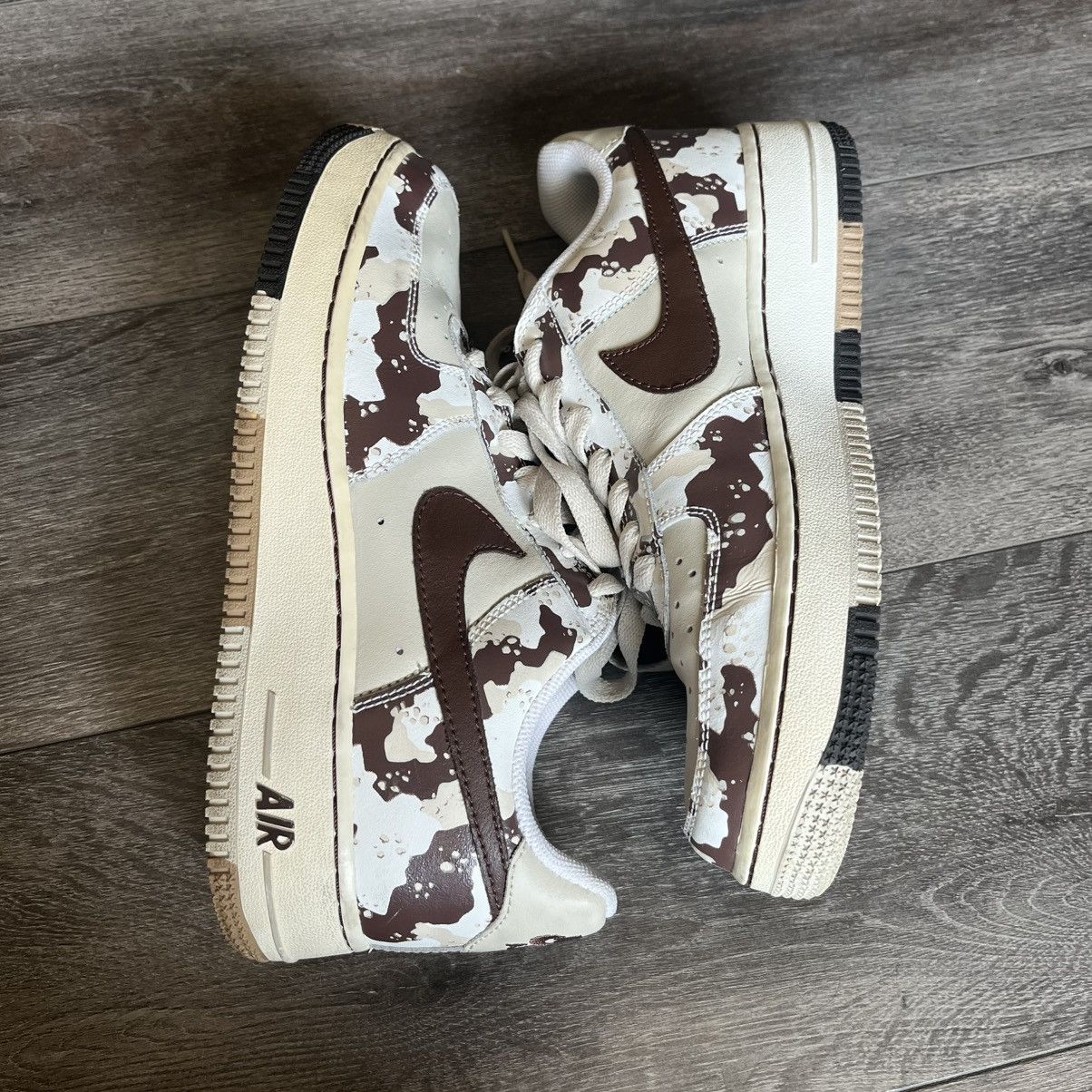 Nike Vintage 2006 Nike Air Force 1 Premium Birch Camo 310577-221 Size US 7 / EU 40 - 3 Thumbnail