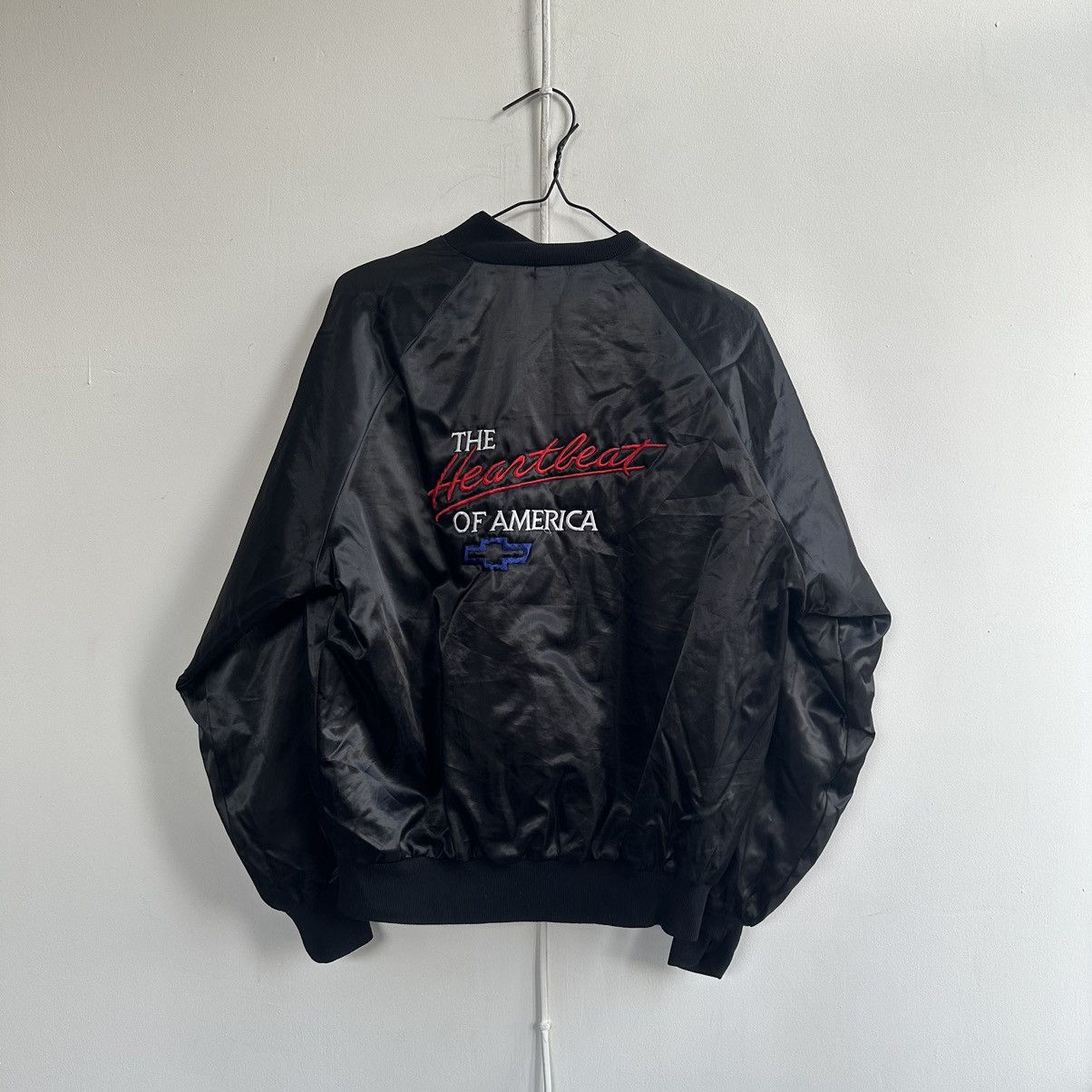 Chevrolet × Vintage Chevrolet Heartbeat of America light bomber jacket vintage Size US M / EU 48-50 / 2 - 14 Thumbnail