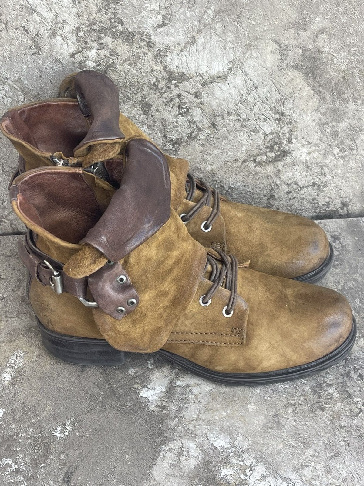 A.S.98 As 98 Guidi style Leather High Boots Size US 7 / EU 40 - 10 Thumbnail