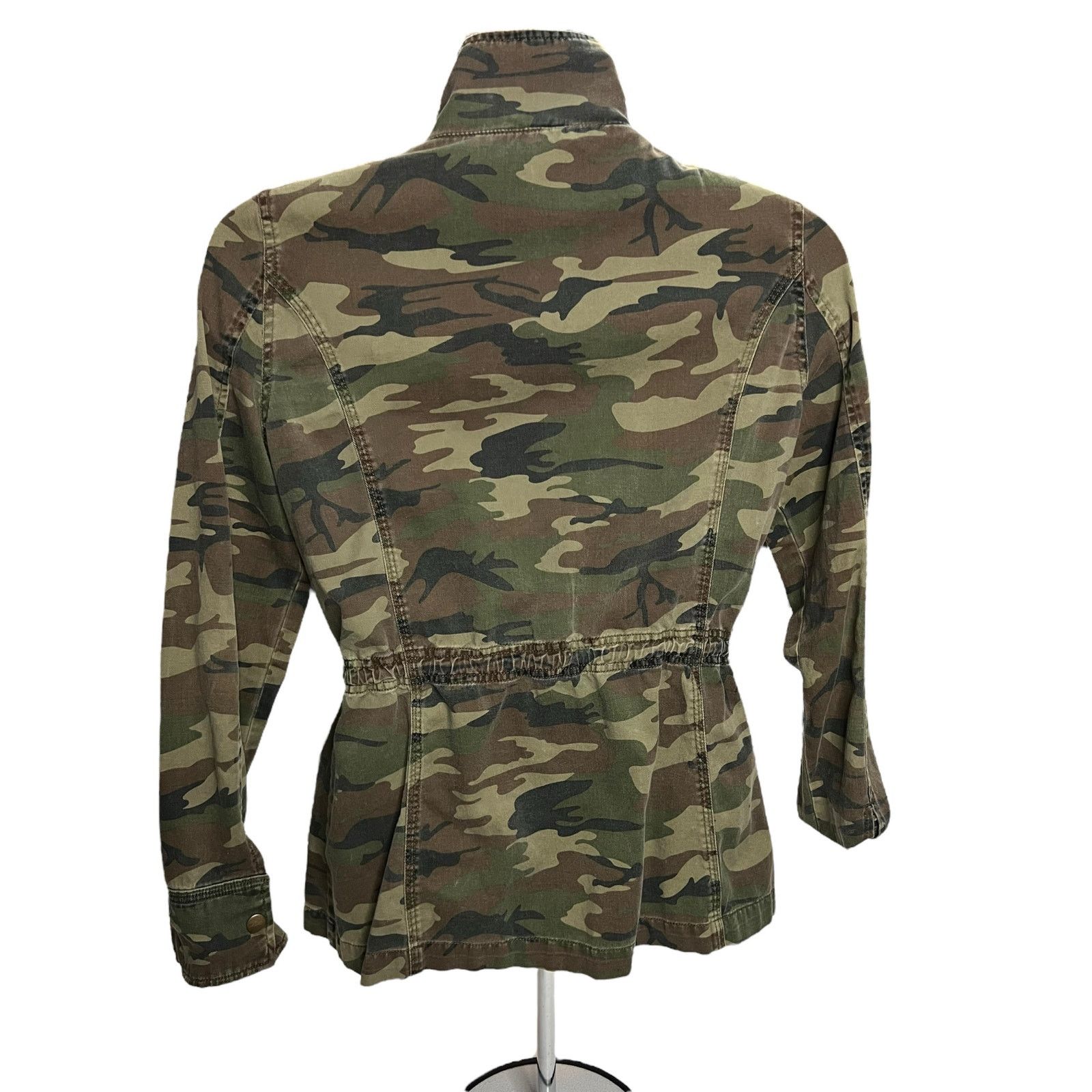 Other Women’s Camo Military Utility Jacket Studded Pockets Medium Size M / US 6-8 / IT 42-44 - 2 Thumbnail