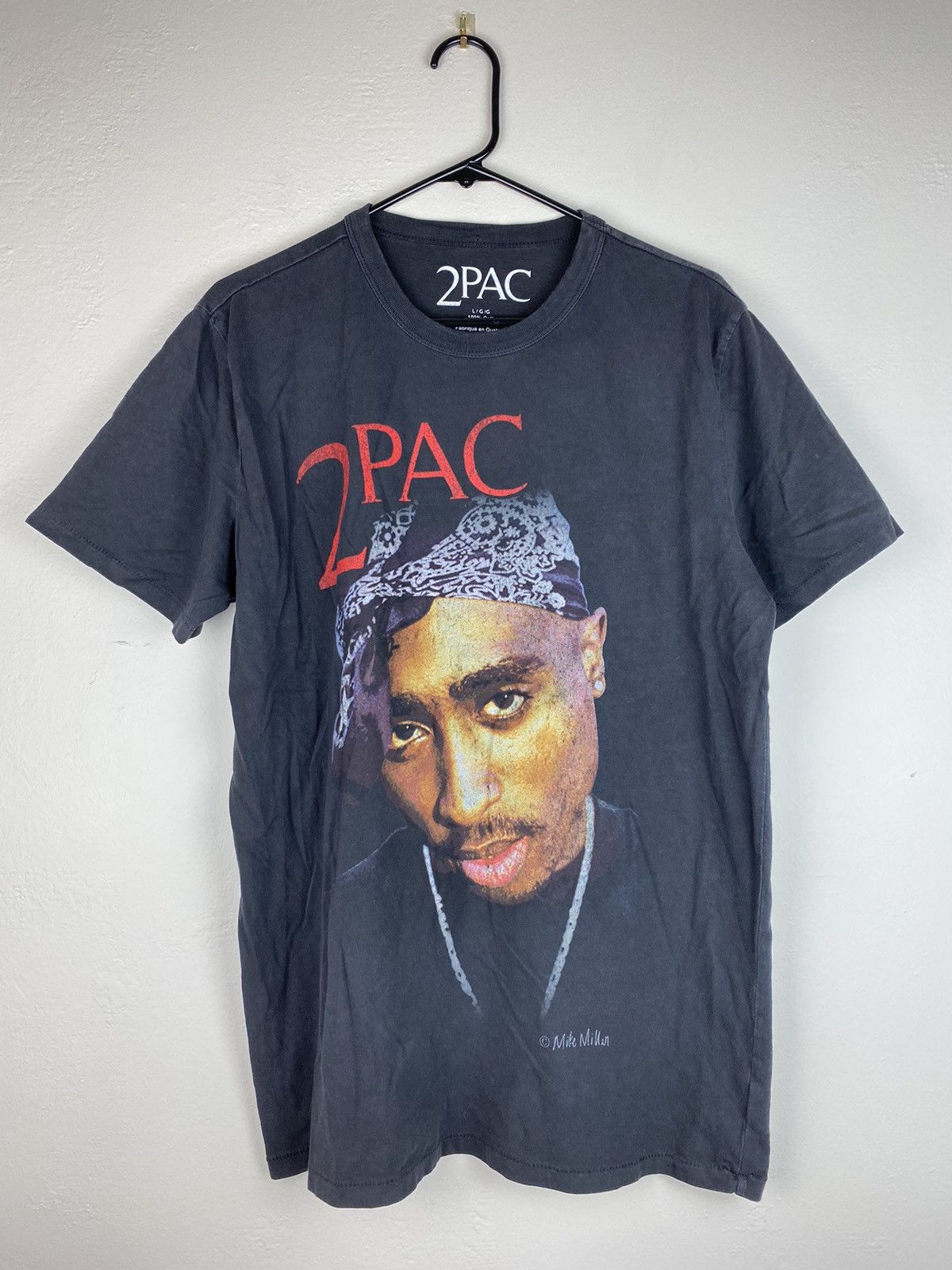 Rap Tees × Vintage Tupac Black Single Stitch T Shirt Tee Size US L / EU 52-54 / 3 - 1 Thumbnail