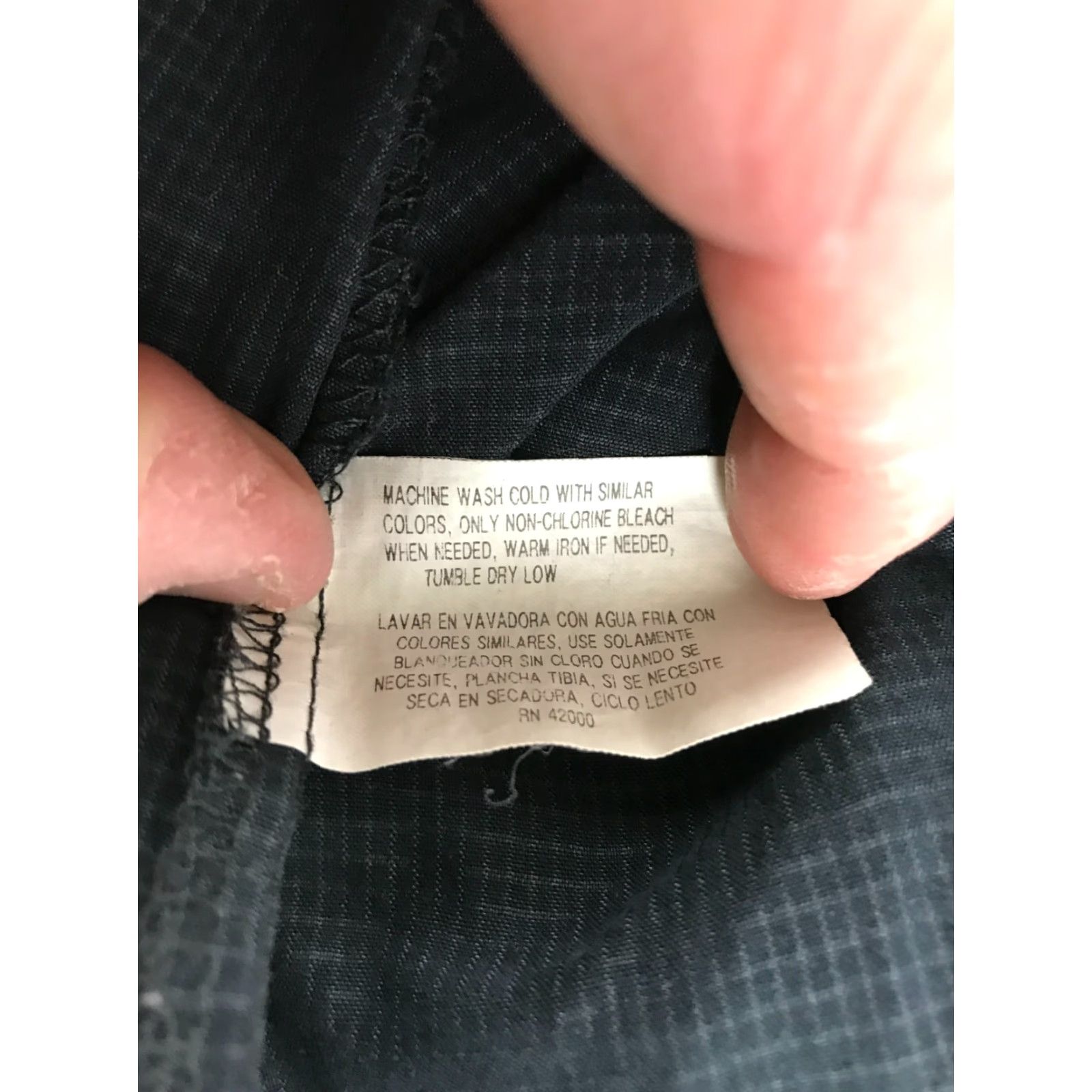 Vintage Knightsbridge Shirt Mens XL Dark Gray Button-Up Long Sleeve Pocket Size US XL / EU 56 / 4 - 7 Thumbnail