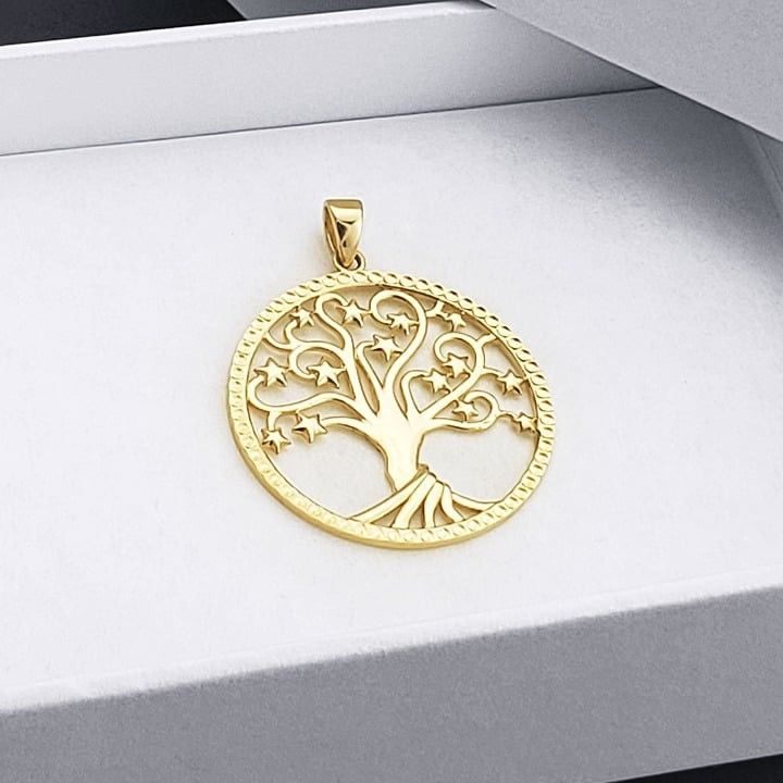 Other Tree of Life / Knowledge Charm 14k Yellow Gold Pendant Size ONE SIZE - 1 Thumbnail