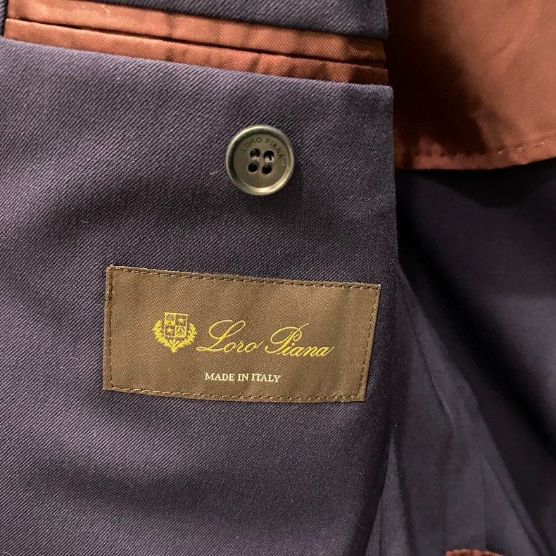 Loro Piana LORO PIANA Casual single west Navy blue wool fabric custom Size 44S - 7 Thumbnail