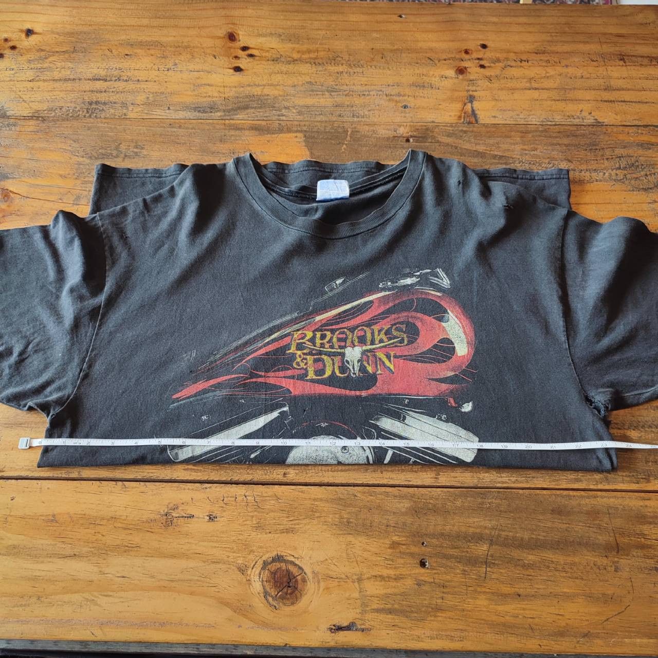 Harley Davidson × Vintage Brook And Dunn : Asphalt Cowboy Tour T-Shirt Size US XL / EU 56 / 4 - 7 Thumbnail