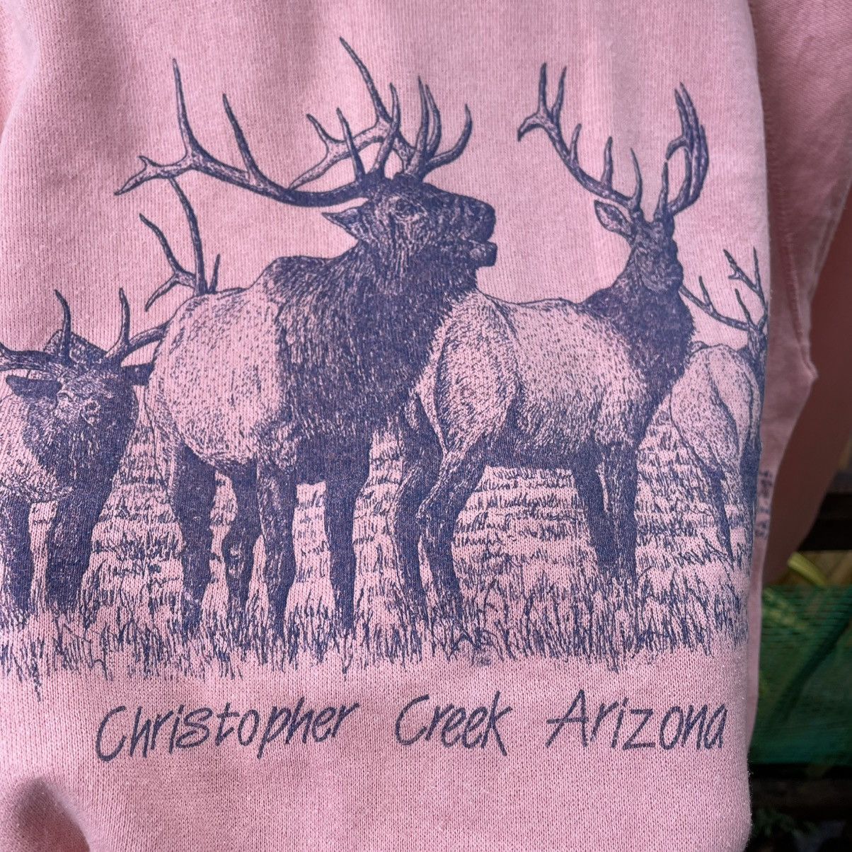 Habitat × Vintage 🔥Vintage 90s Christopher Creek Arizona Mirror Sweatshirts Size US M / EU 48-50 / 2 - 7 Thumbnail