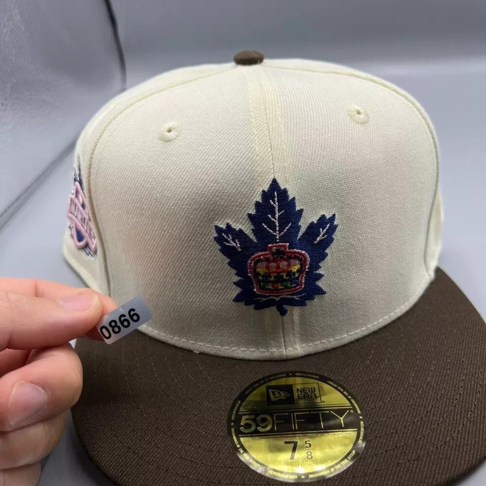 New Era Toronto Marlies Hat Men 7 5/8 59Fifty New Era AHL Fitted Cap Size ONE SIZE - 8 Thumbnail