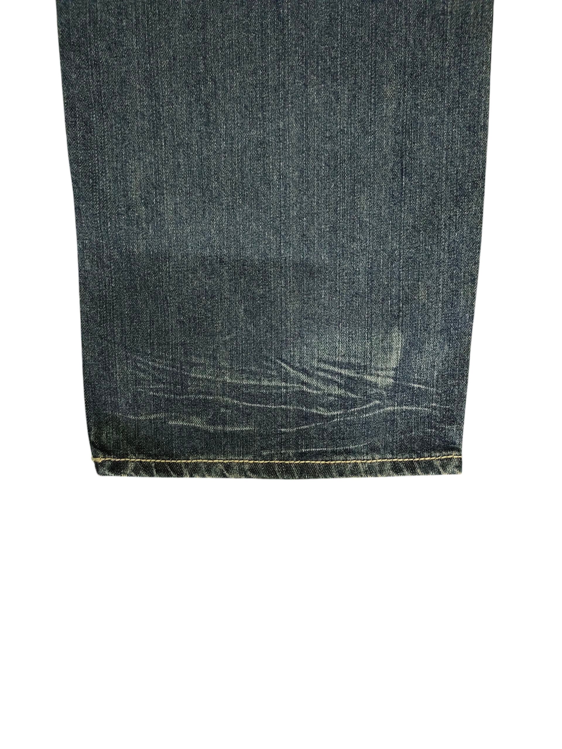 Robins Jeans Robins Jeans Studded Leather Trim Denim Jeans Size US 38 / EU 54 - 5 Thumbnail
