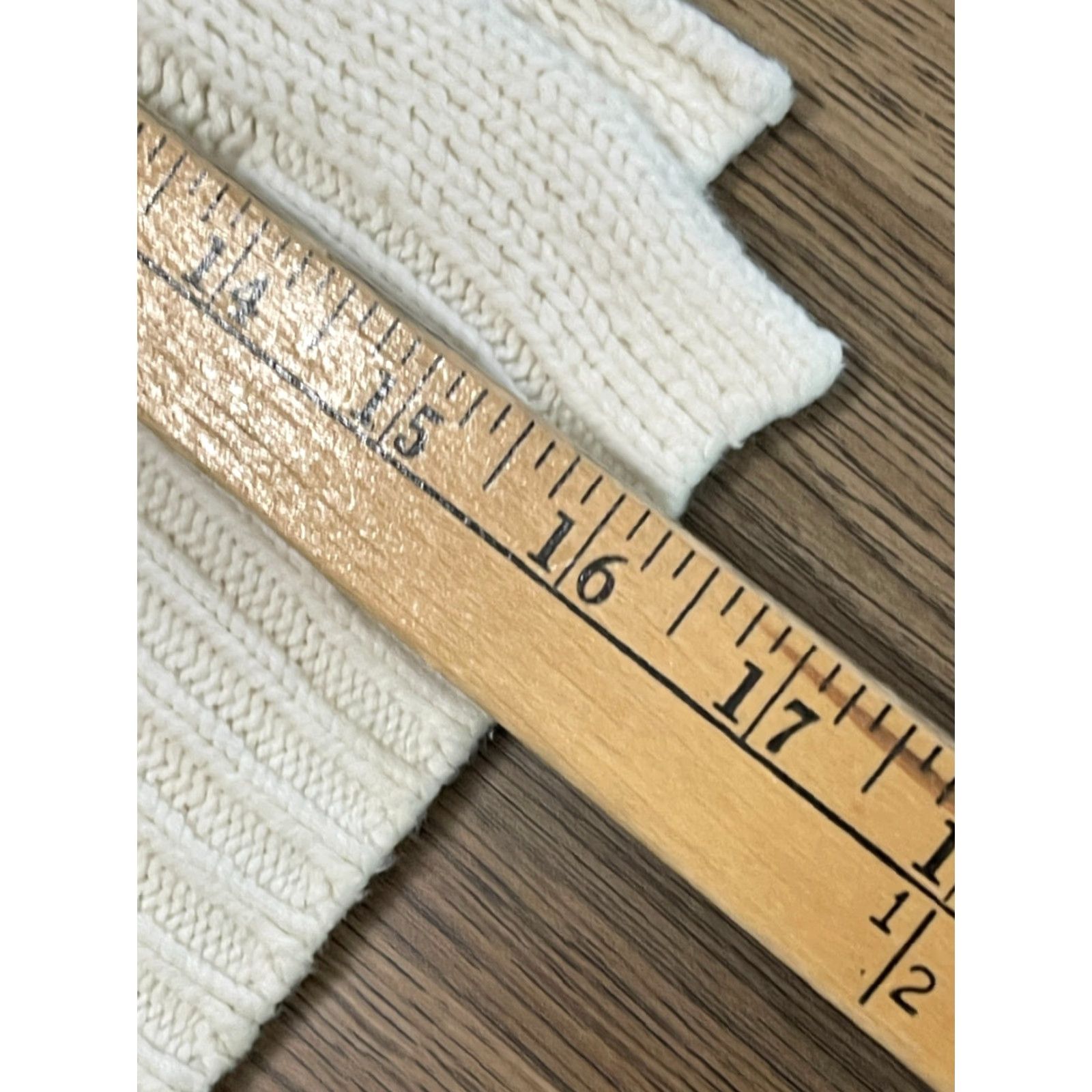 Vintage Maurices Sweater Women's Medium White Blue Pullover Knit Round Neck Long Sleeve Casual Regular Size M / US 6-8 / IT 42-44 - 6 Thumbnail