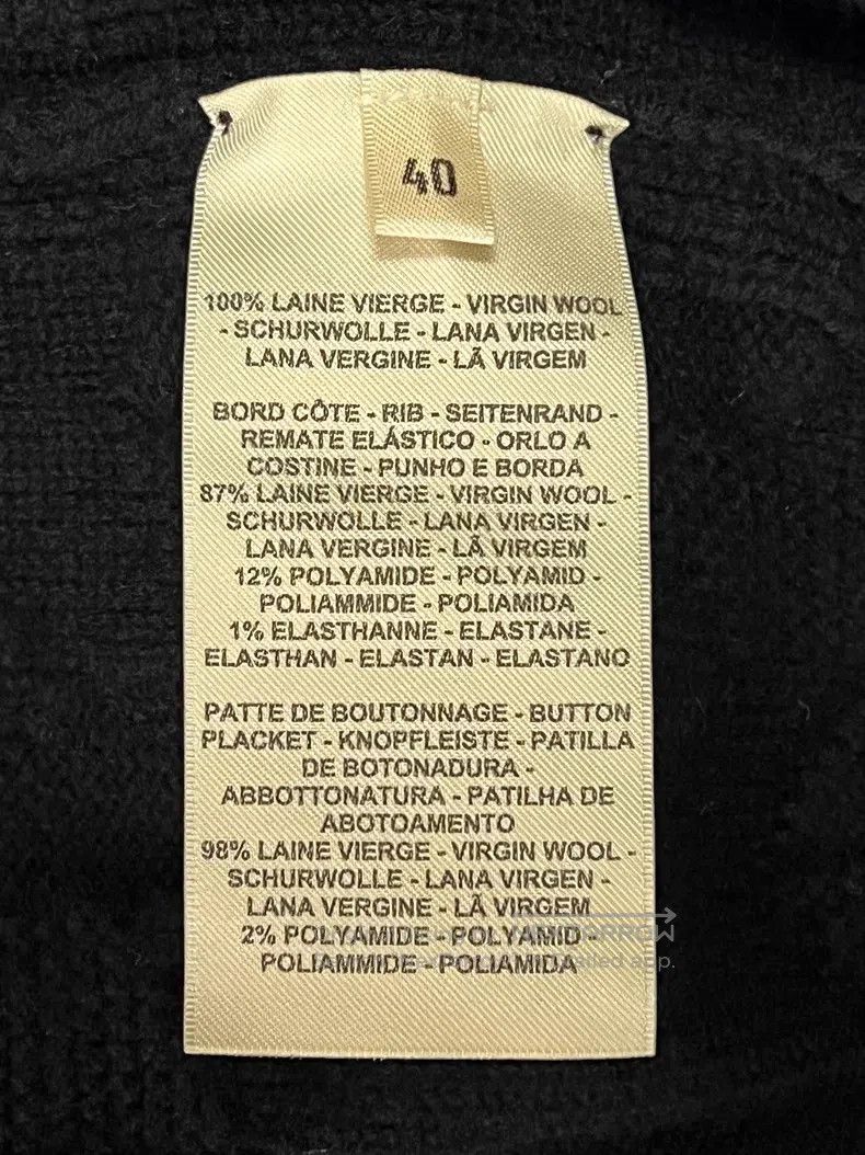 Hermes Hermes Black knitted cardigan Size S / US 4 / IT 40 - 7 Thumbnail