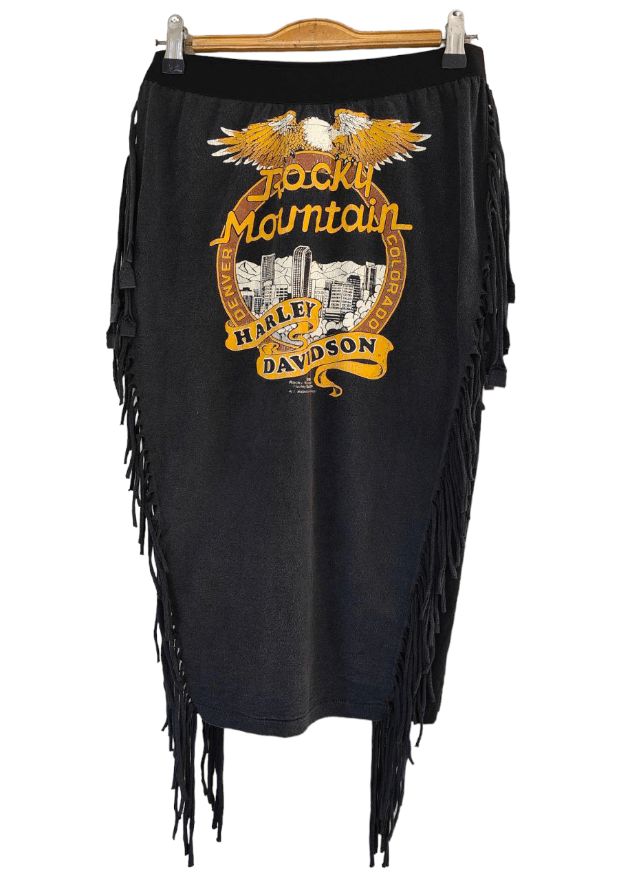 Harley Davidson Vintage Harley Davidson Skirt Size 27" / US 4 / IT 40 - 3 Thumbnail
