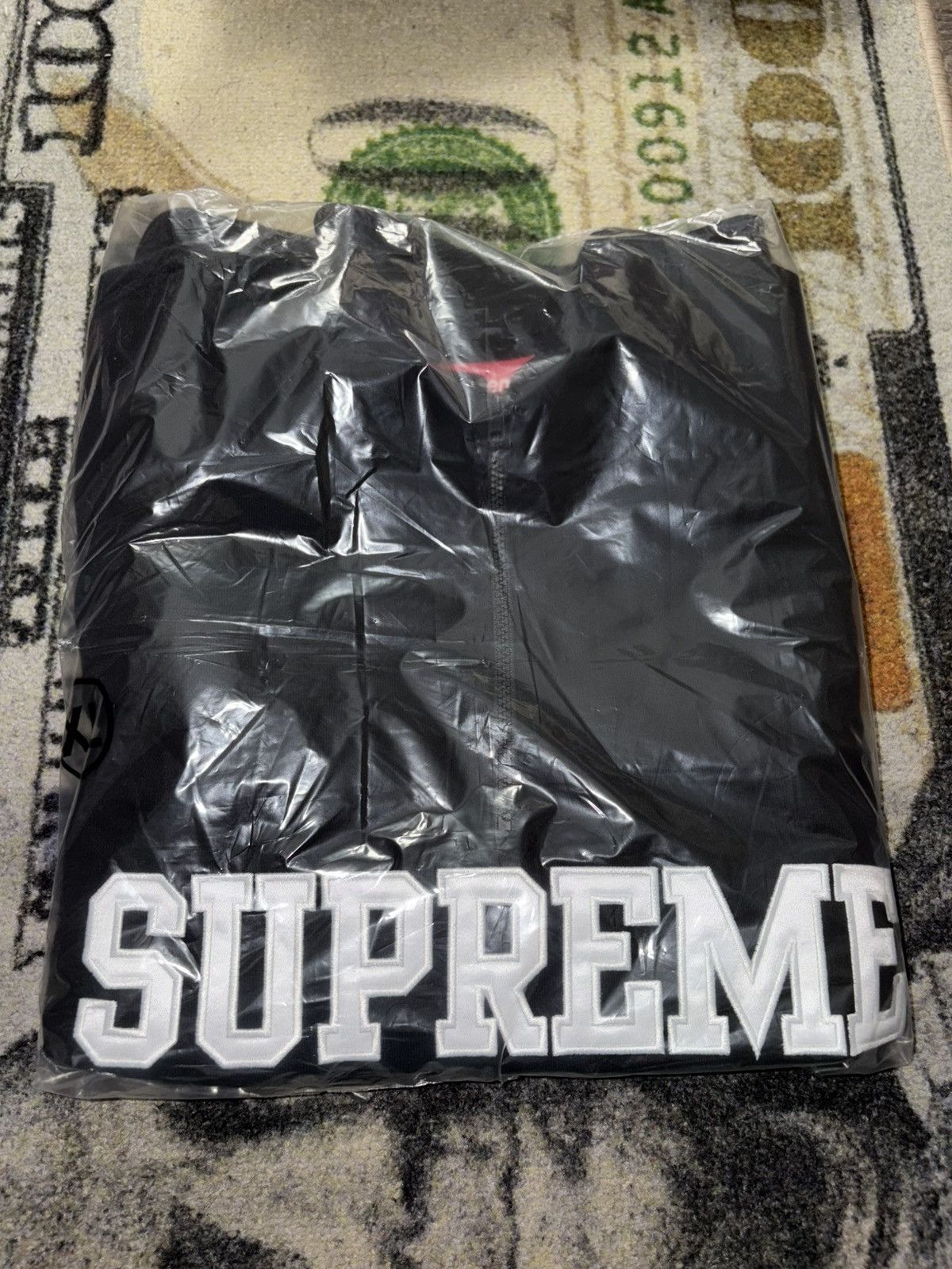 Supreme Supreme Shop Flag Half Zip Pullover USA Black Size US XL / EU 56 / 4 - 1 Thumbnail