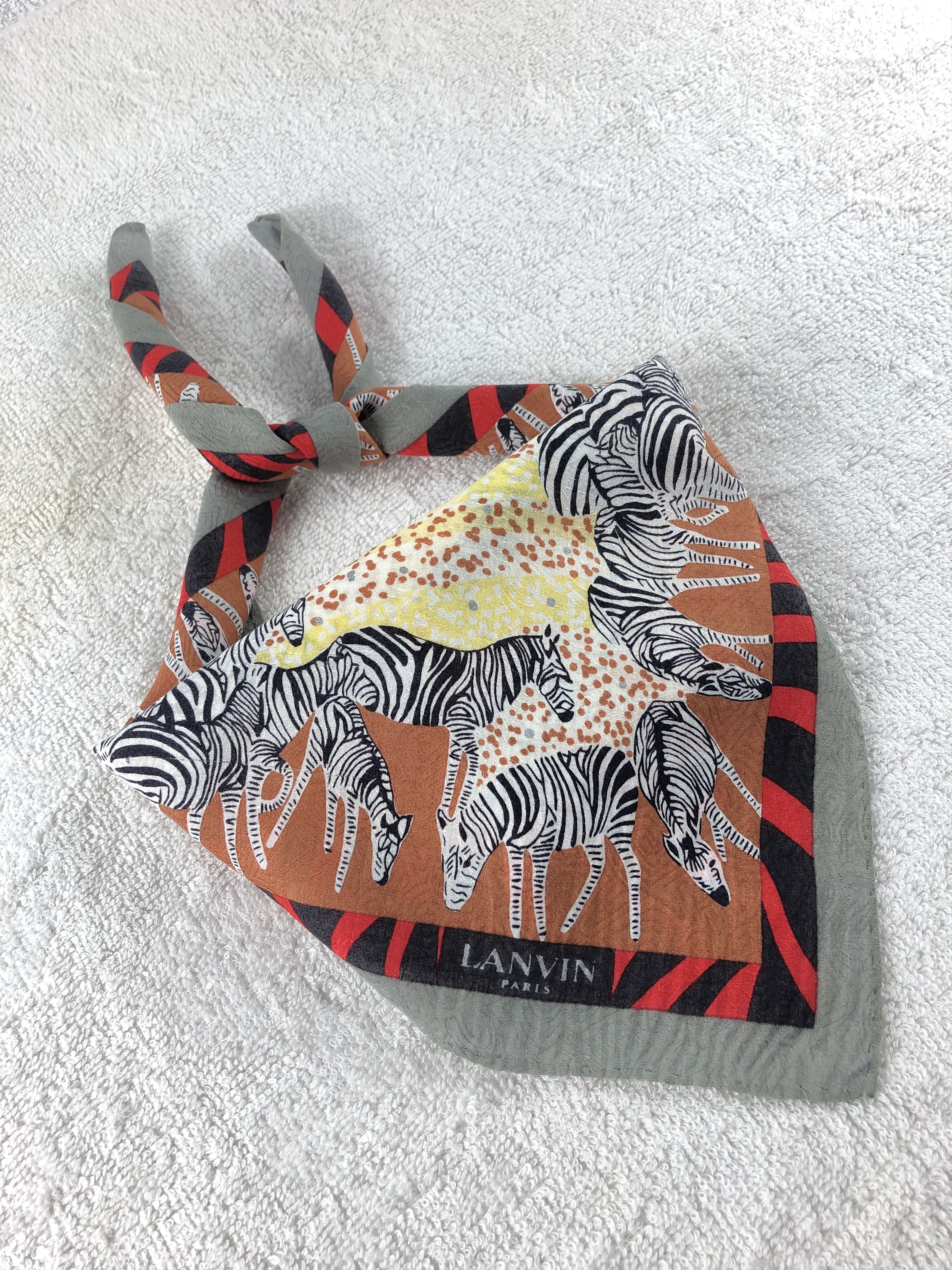 Lanvin Lanvin Handkerchief / Bandana / Neckerchief Size ONE SIZE - 2 Thumbnail