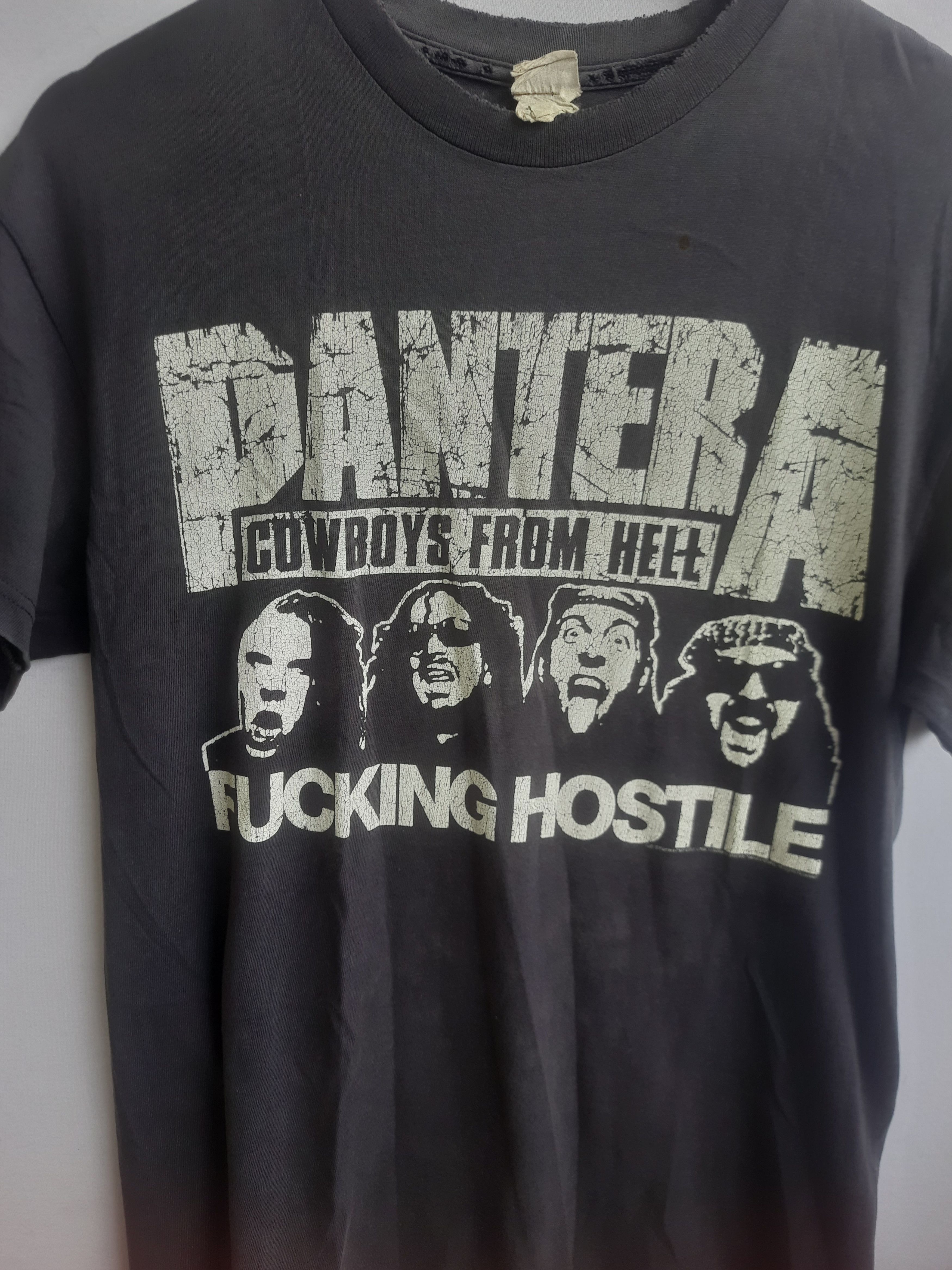 Band Tees Distressed Vintage PANTERA Cowboys From Hell Size US M / EU 48-50 / 2 - 3 Thumbnail
