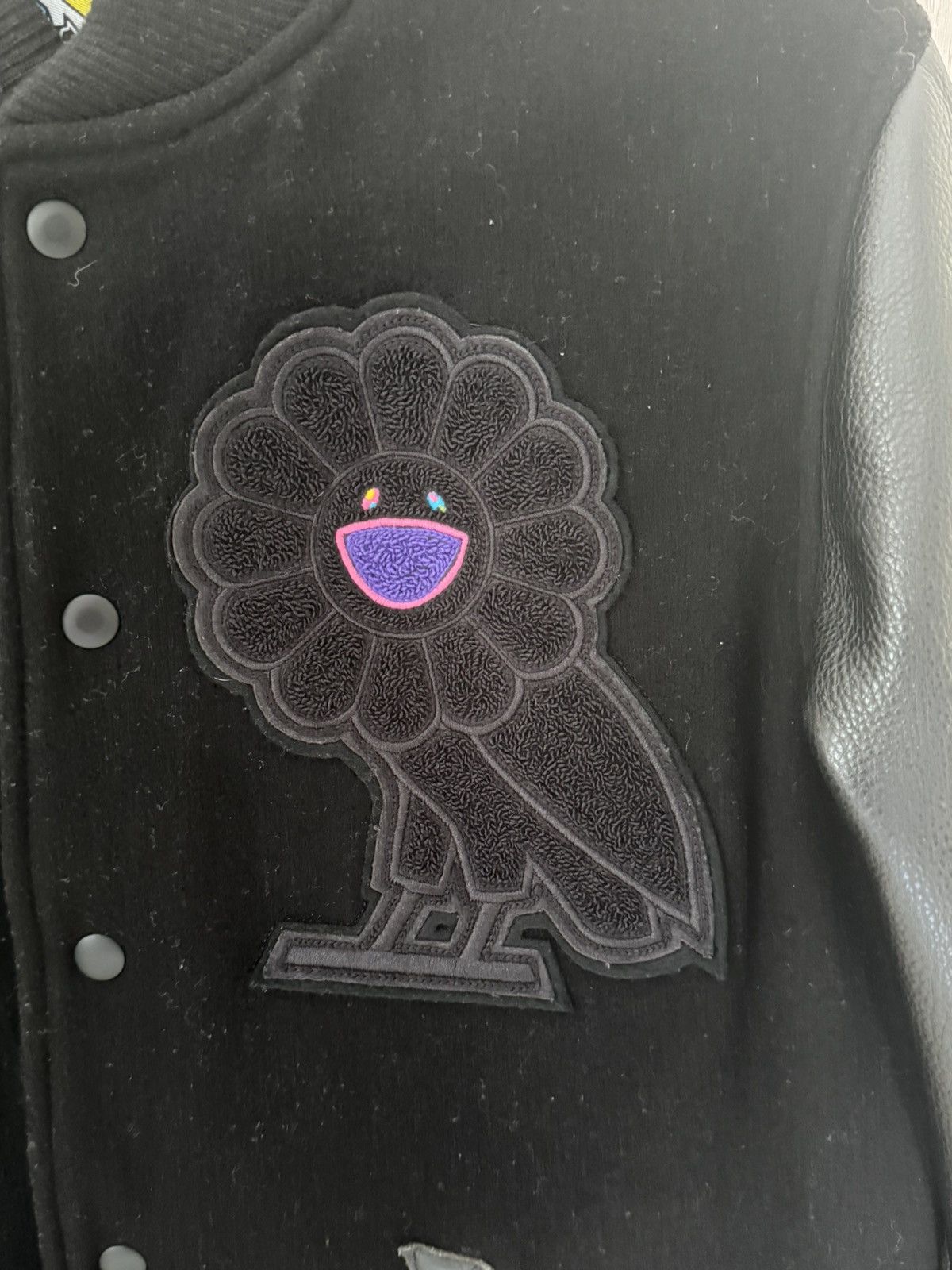 October's Very Own × Takashi Murakami Ovo x Murakami Varsity Black Size US L / EU 52-54 / 3 - 4 Thumbnail