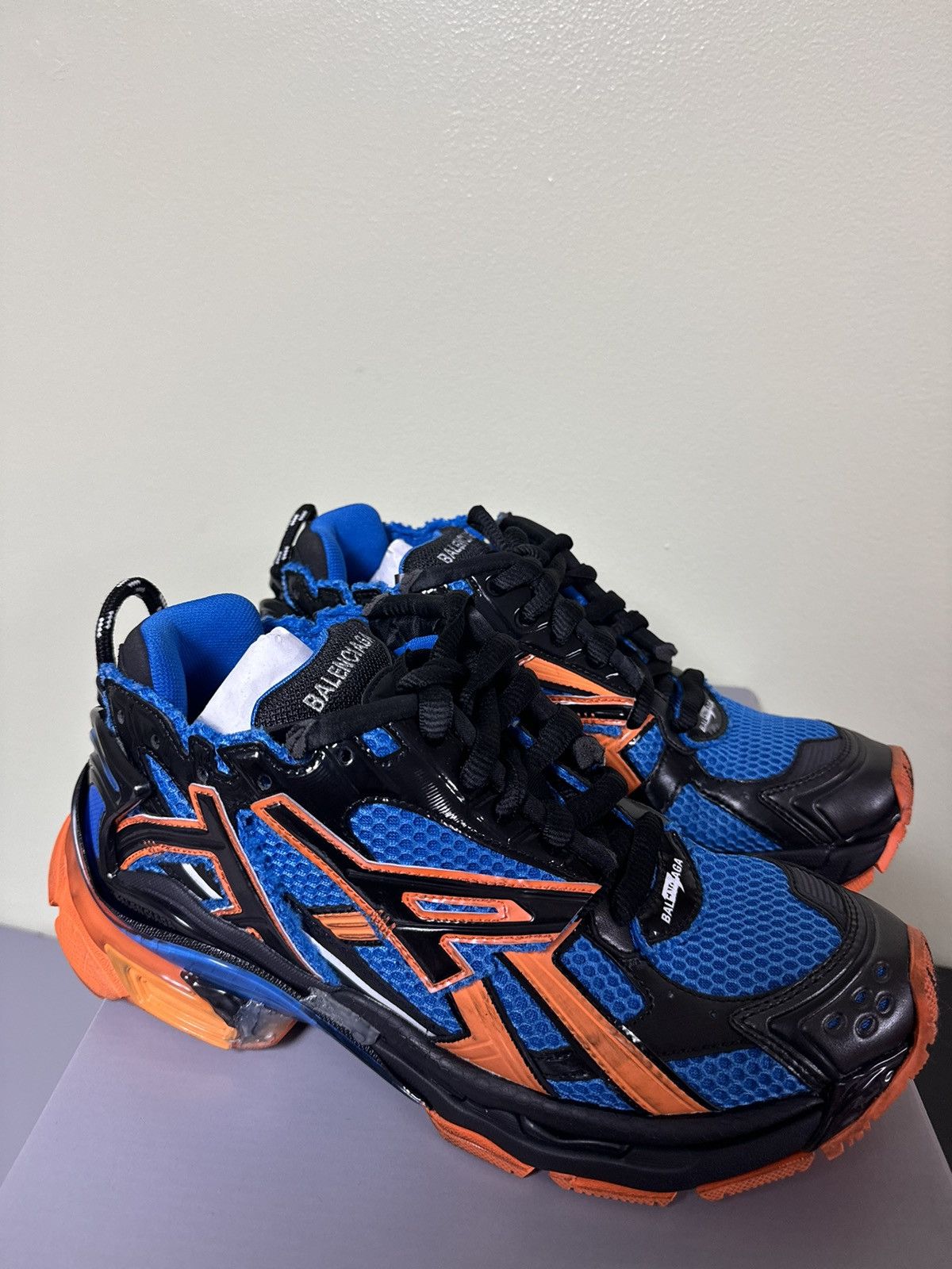 Balenciaga Balenciaga Blue and Orange runner 41 Size US 8 / EU 41 - 5 Thumbnail