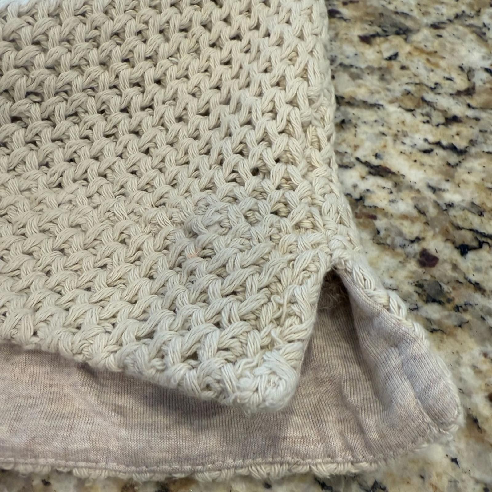 Other Three dots sleeveless beige tan knit cotton sweater SZ SM Size S / US 4 / IT 40 - 7 Thumbnail
