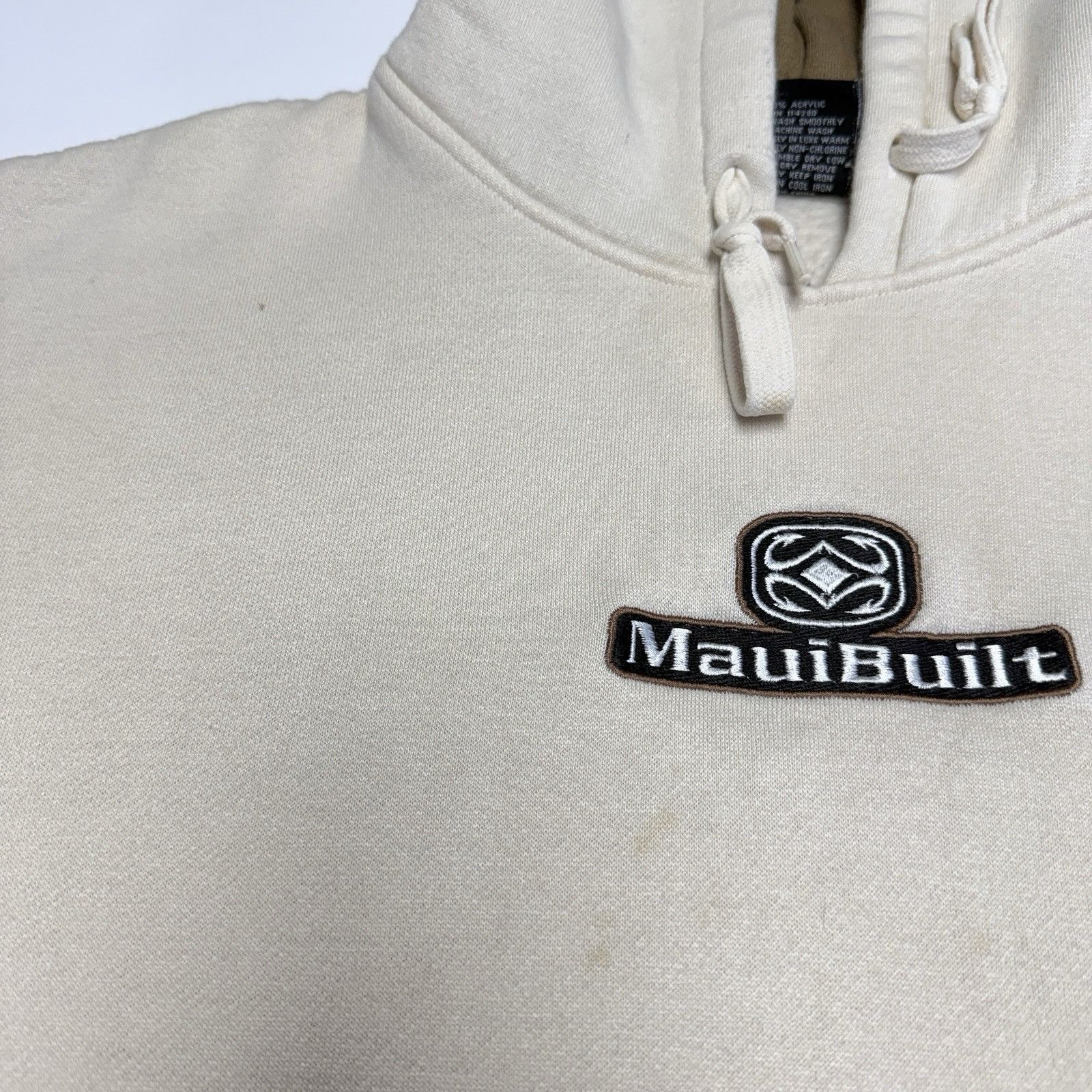 Vintage Vintage Maui Built Hoodie Sweatshirt Mens Large Baggy Oversi Size US L / EU 52-54 / 3 - 4 Thumbnail