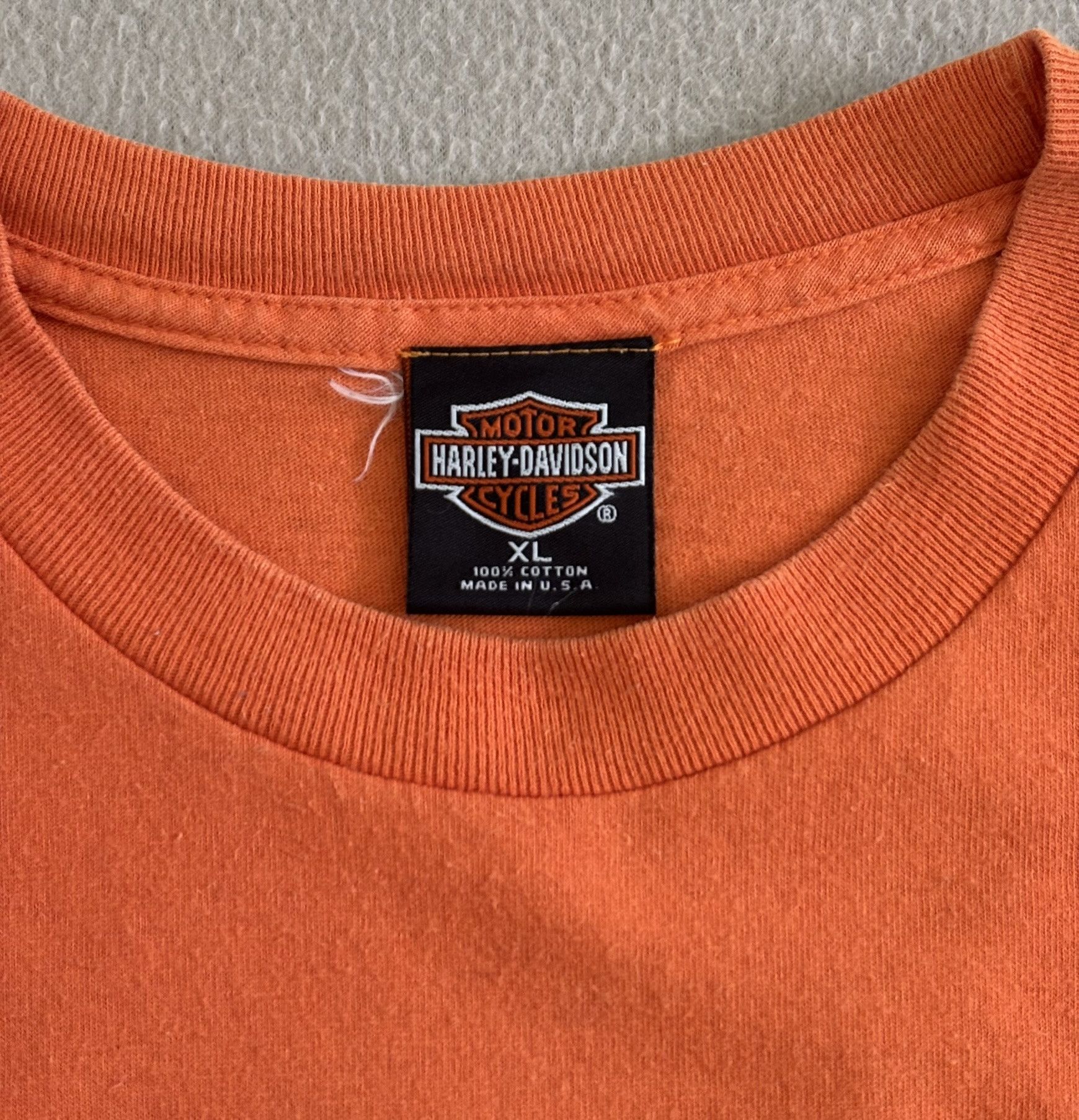 Harley Davidson Harley Davidson Orange T-Shirt size XL Size US XL / EU 56 / 4 - 14 Thumbnail