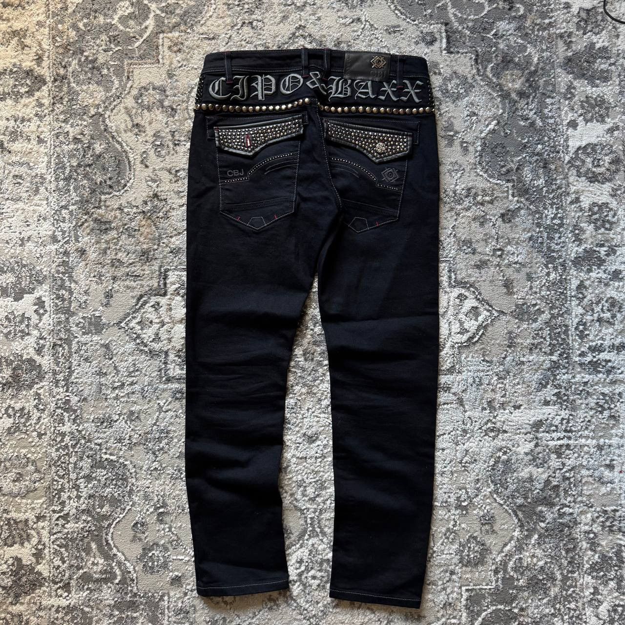 Affliction Affliction Cipo & Baxx Pinned Goth Punk Alternative Jeans Size US 34 / EU 50 - 1 Thumbnail