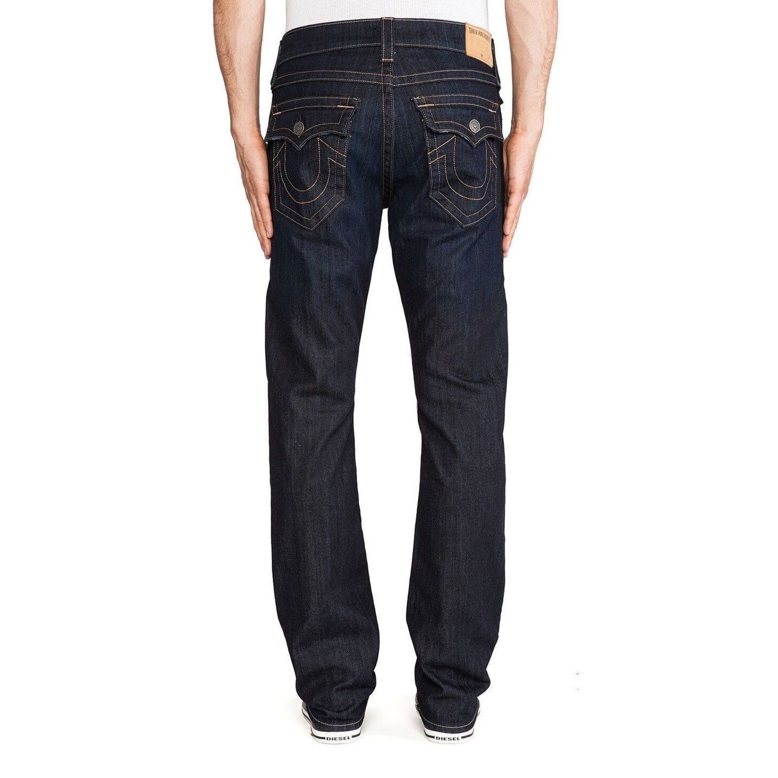 True Religion True Religion Ricky Straight Jeans Wanted Man Dark 42x34 Size US 42 / EU 58 - 5 Thumbnail
