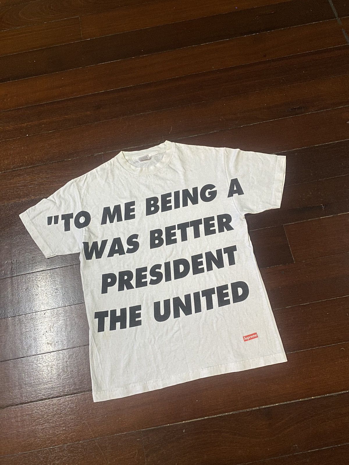 Supreme Vtg y2k Supreme Goodfellas Quote To Me Being A Gangster ss07 Size US M / EU 48-50 / 2 - 3 Thumbnail