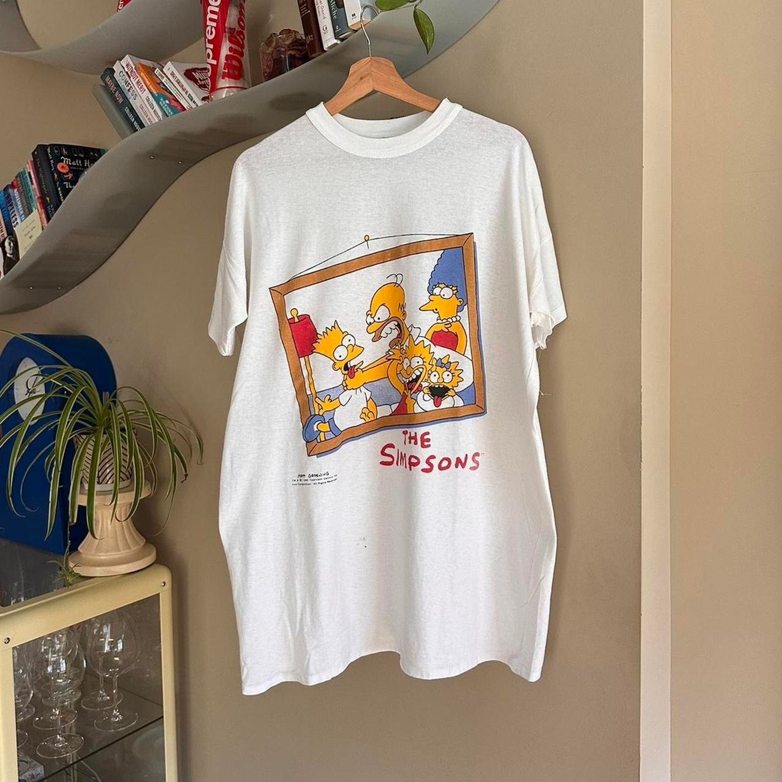 Cartoon Network × Vintage Vintage 1990 The Simpsons Cartoon Shirt Size US XL / EU 56 / 4 - 1 Thumbnail