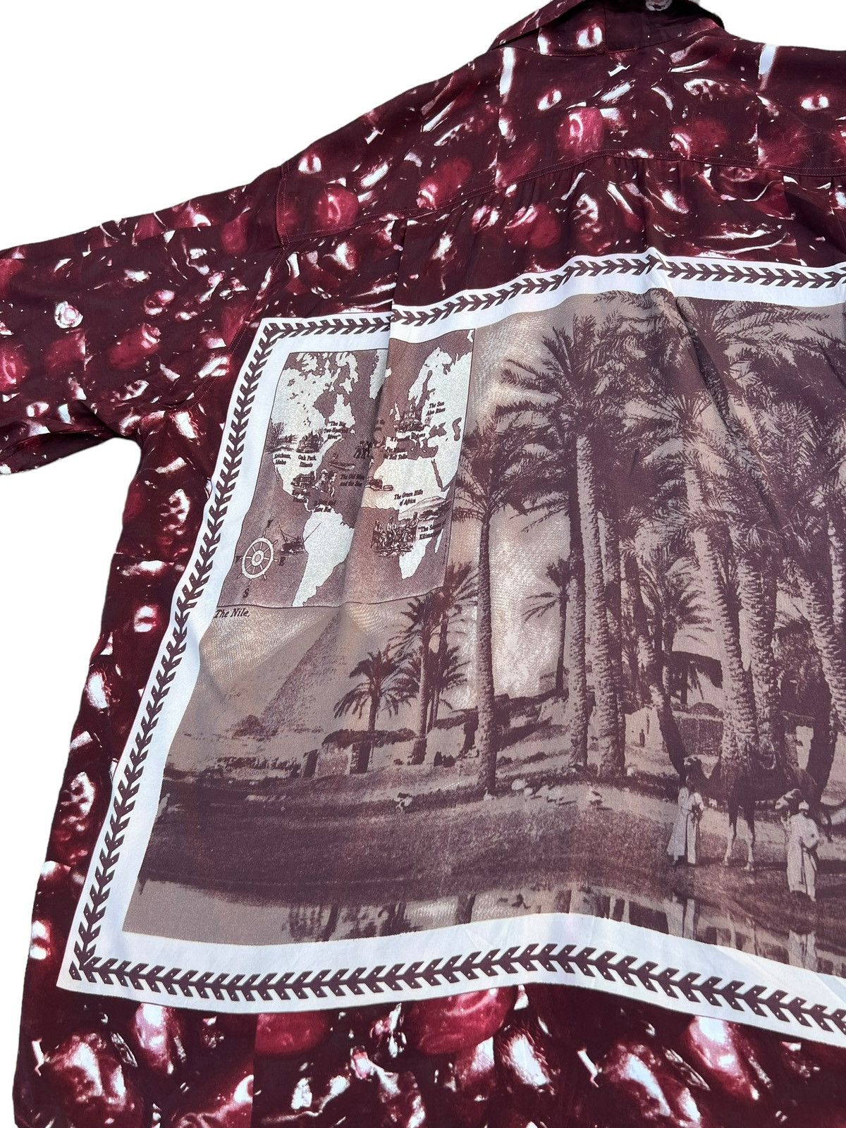 Cortigiani Cortigiani Made in Italy Egypt Rayon Oversized Art Shirt Size US XL / EU 56 / 4 - 7 Thumbnail
