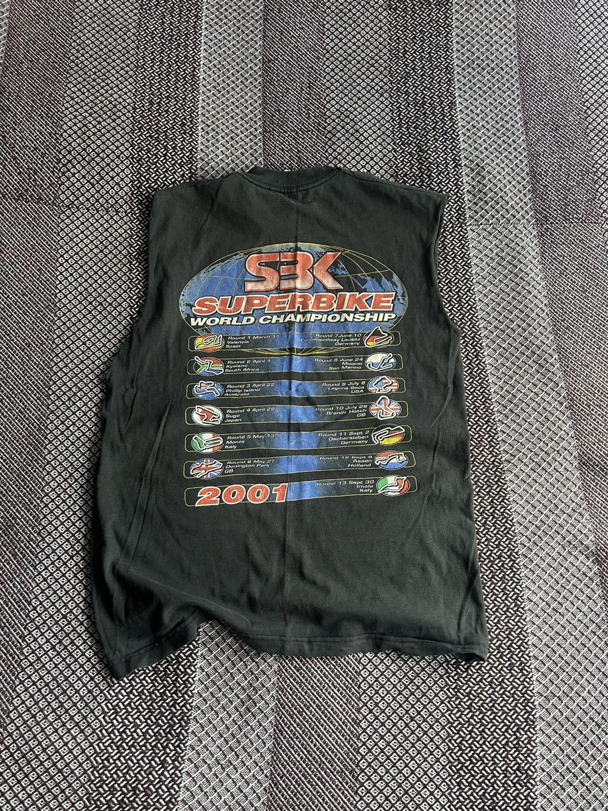 Vintage Vintage Tank Top 2001 Superbike Merch Tee Unisex Size M Size US M / EU 48-50 / 2 - 9 Thumbnail