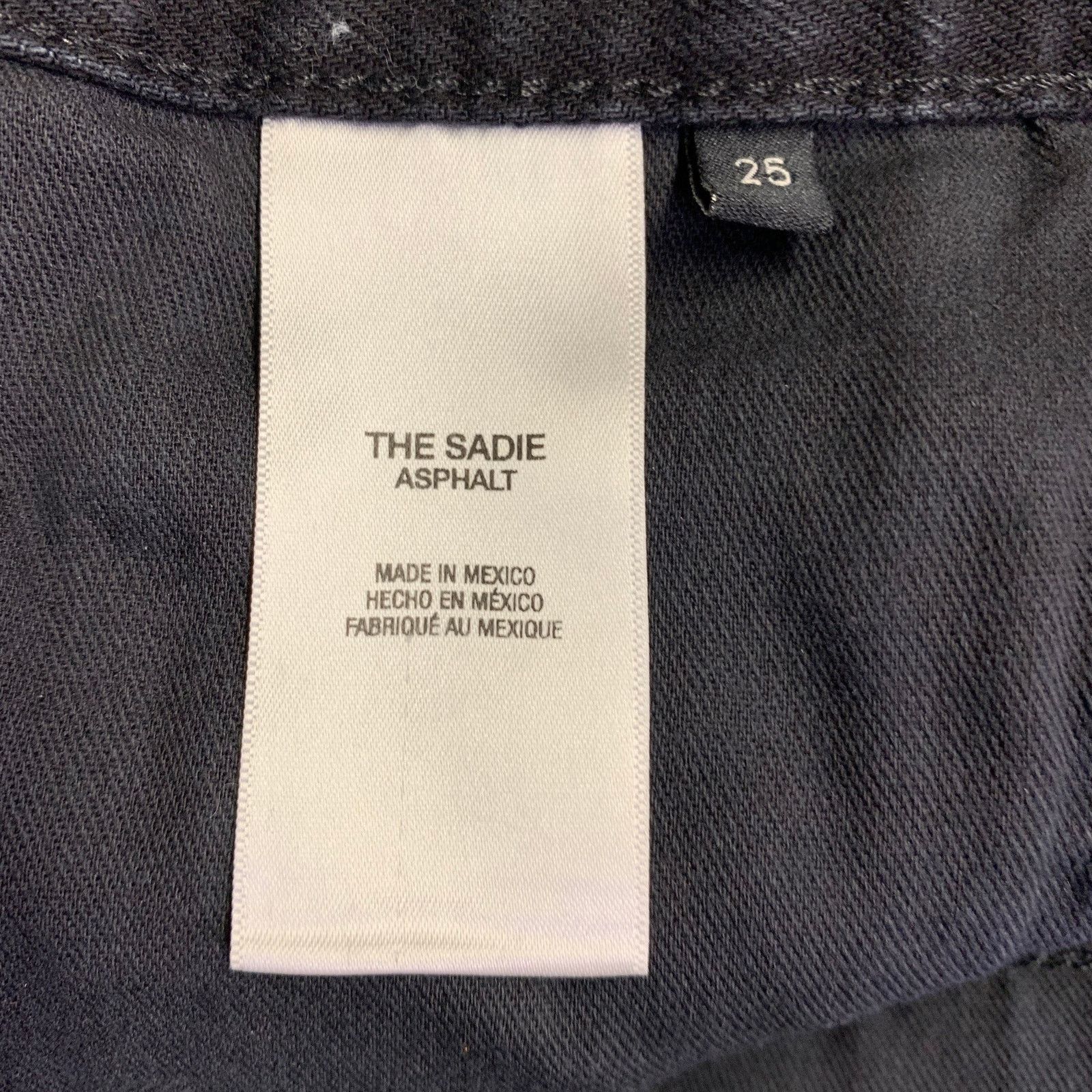Other FAVORITE DAUGHTER The Sadie Black Denim Twill Button Fly Size 25" / US 0 / IT 36 - 4 Thumbnail
