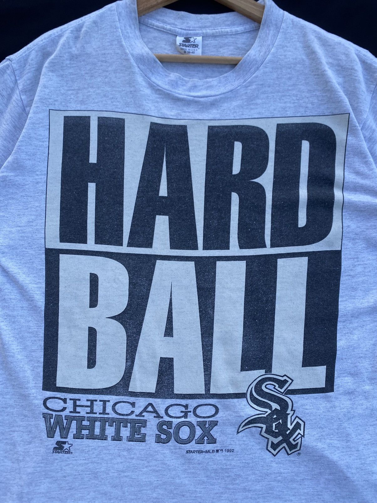 MLB Rare Vintage 1992s Chicago White SOX MLB x Starter Tshirt Size US M / EU 48-50 / 2 - 6 Thumbnail