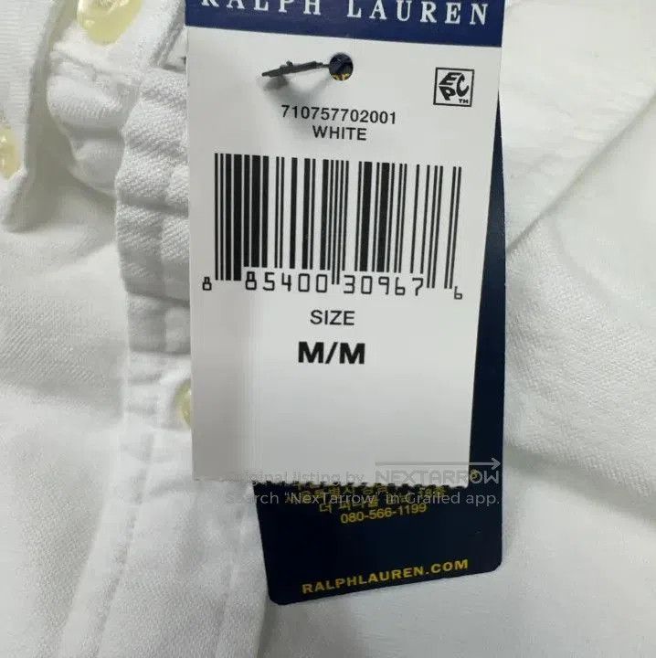 Polo Ralph Lauren Polo Ralph Lauren Men's White Logo Embroidered Shirt. Size US M / EU 48-50 / 2 - 1 Thumbnail