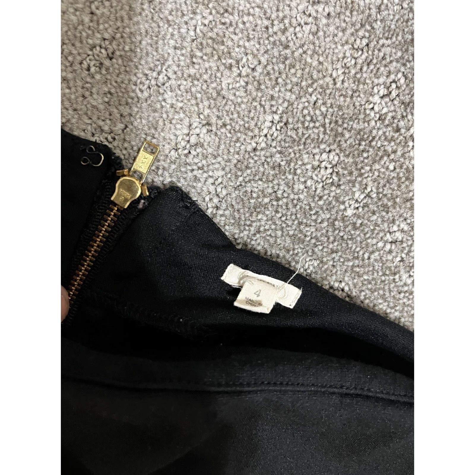 J.Crew J. CREW Pixie Skinny Pants Women's Size 4 Black Ponte Size 27" / US 4 / IT 40 - 5 Thumbnail