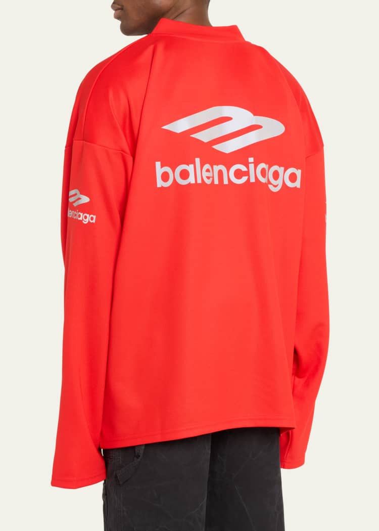 Balenciaga Skiwear Sport Icon Shiny Jersey Ski T-Shirt l Size US L / EU 52-54 / 3 - 3 Thumbnail