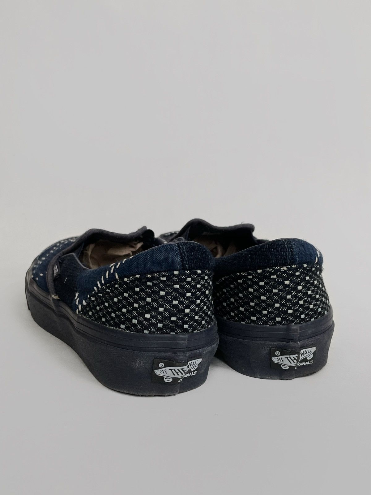FDMTL × Japanese Brand × Vans Vans FDMTL Sashiko denim Slip one Japanese style Size US 7 / EU 40 - 7 Thumbnail