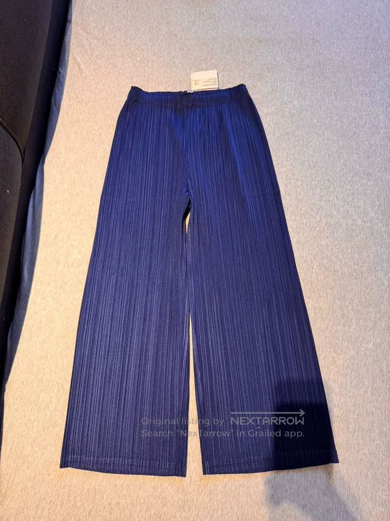 Issey Miyake Issey Miyake Blue Pants Size 25" / US 0 / IT 36 - 2 Thumbnail