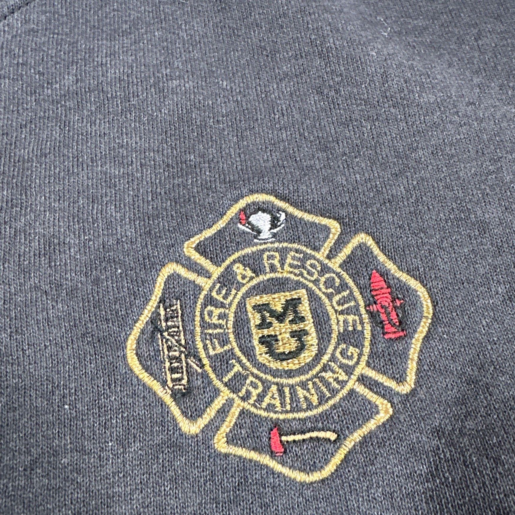Vintage VTG 1980’S Sweatshirt Men’S SZ L MIZZOU Crewneck Fire & Rescue Training Size US L / EU 52-54 / 3 - 3 Thumbnail
