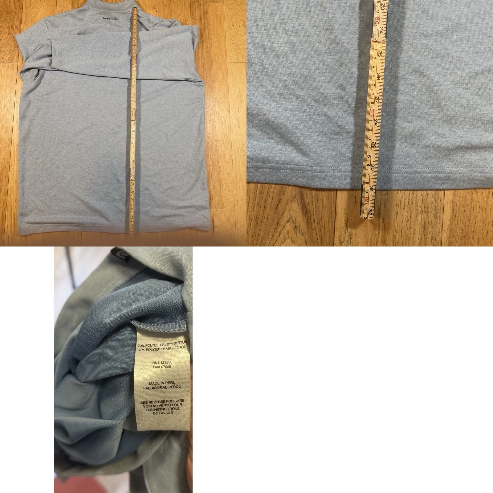 TravisMathew Travis Mathew Quarter Zip Men’s XL Light Blue Stretch Pullover Golf Size US XL / EU 56 / 4 - 8 Thumbnail