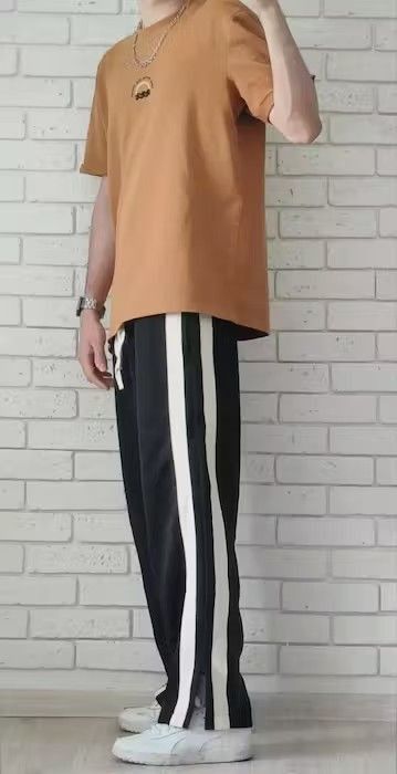 Japanese Brand Black White Hip Hop Trousers Sweatpants Size US 28 / EU 44 - 4 Thumbnail