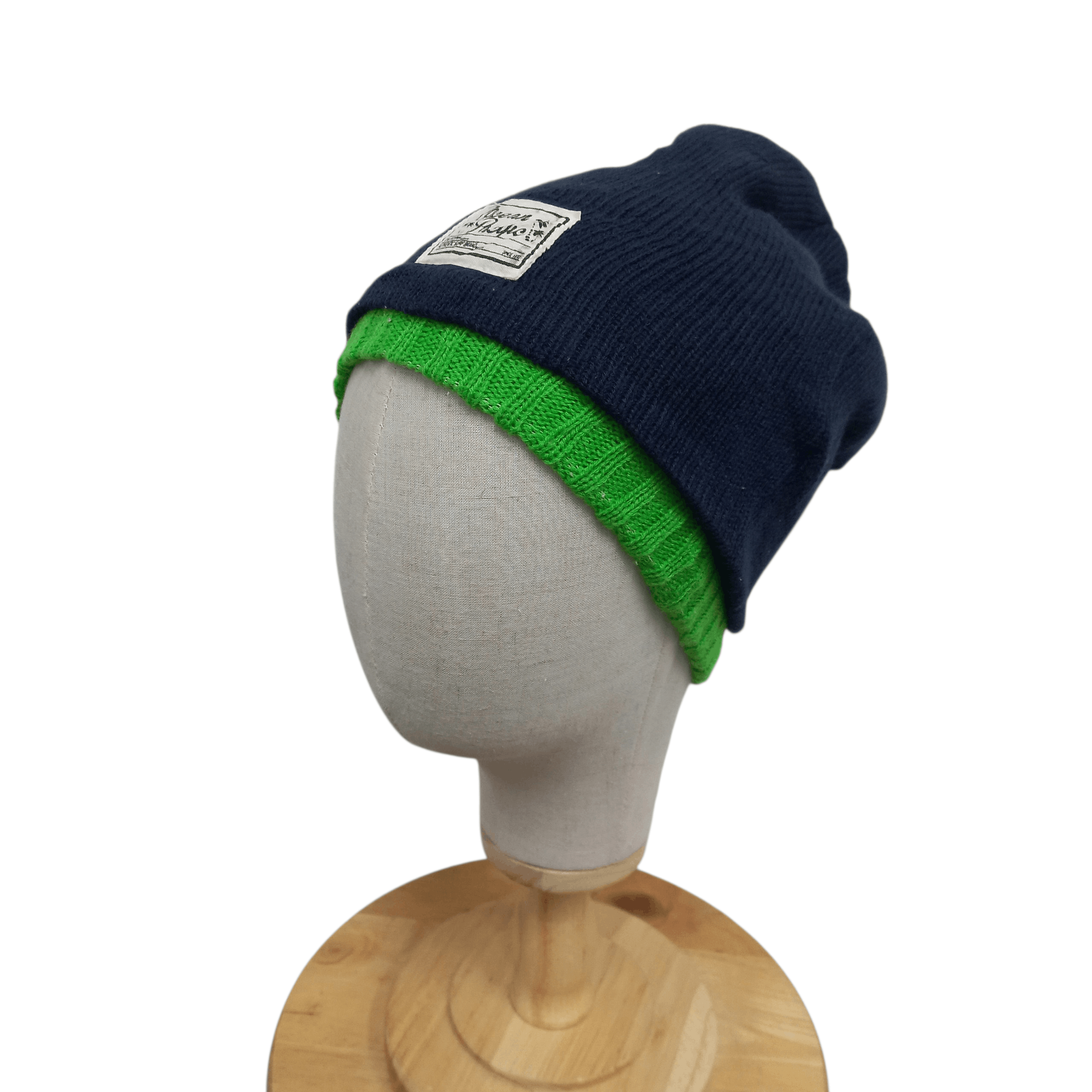 Ocean Pacific 💥Op Ocean pacific patch double layer pull on beanie hat Size ONE SIZE - 1 Thumbnail