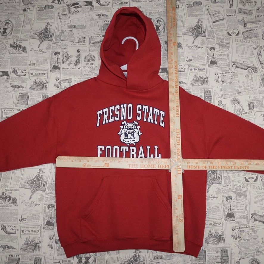 Russell Athletic XL - Vintage Y2K Fresno State University russel 1990s hoodie Size US XL / EU 56 / 4 - 4 Thumbnail