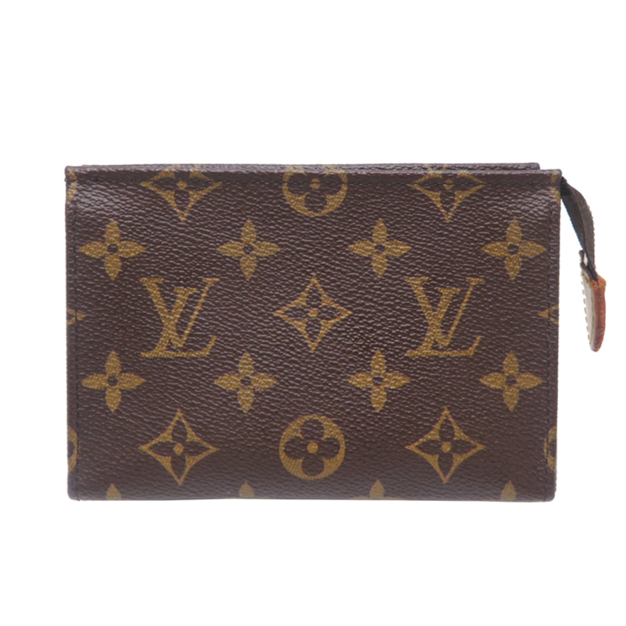 Louis Vuitton Louis Vuitton Poche Toilette 15 Pouch M47546 for Men and Women, Monogram, Brown Size ONE SIZE - 1 Thumbnail