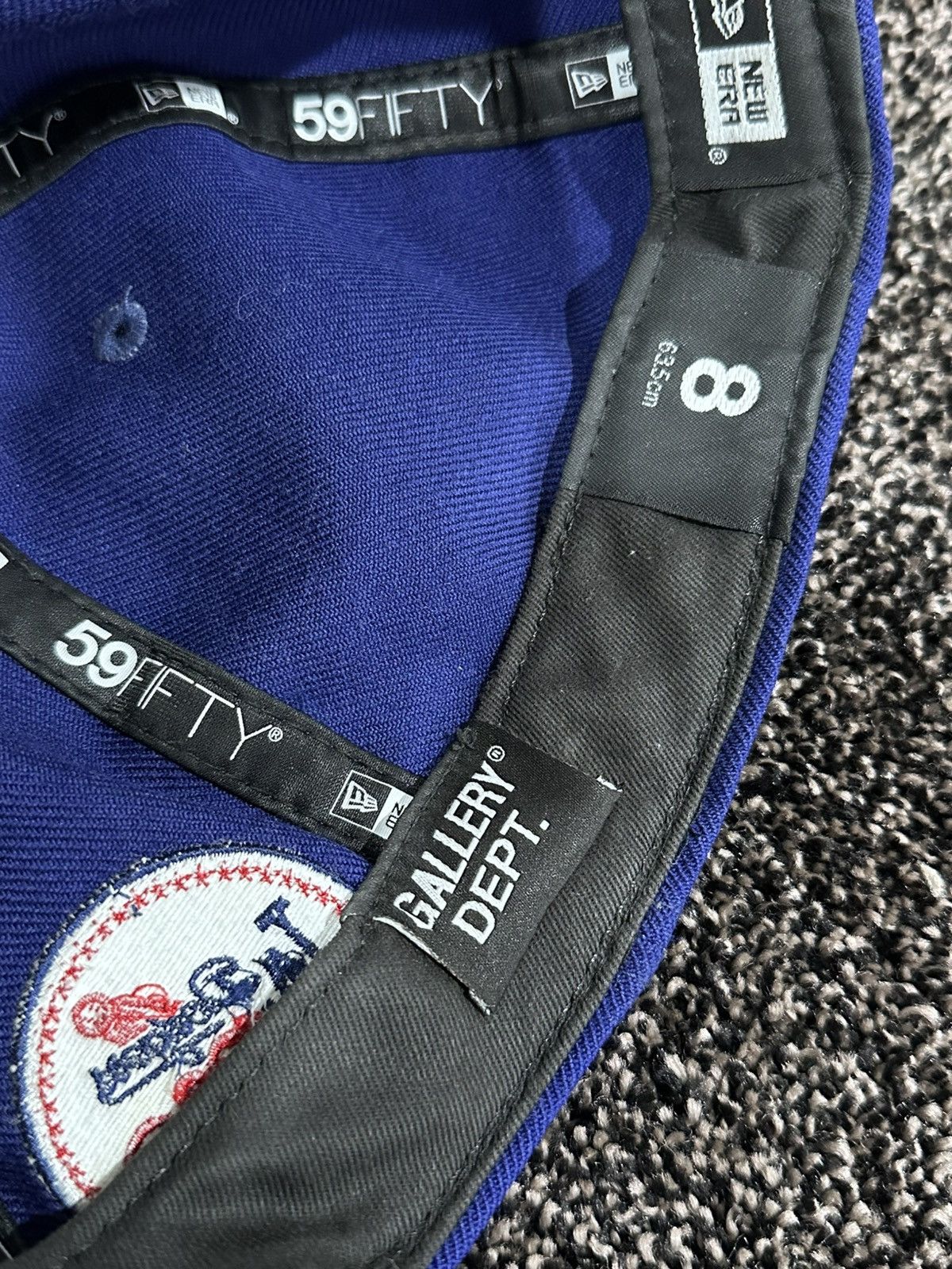 Gallery Dept. Gallery Dept Los Angeles LA Dodgers Blue G Patch Fitted Hat Size ONE SIZE - 11 Thumbnail