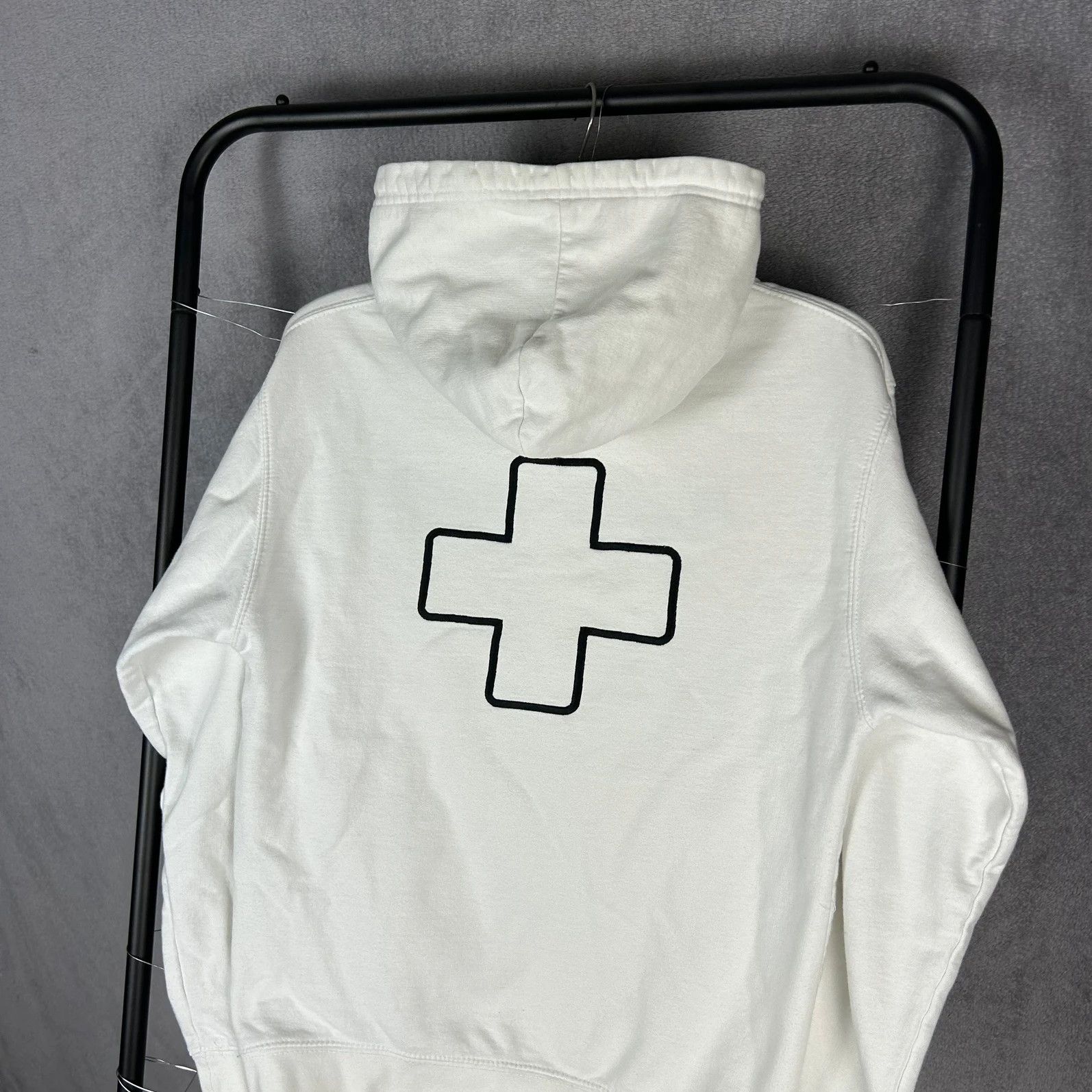 Designer × Places + Faces Places +Faces hoodie white big logo spellout embriordery Size US S / EU 44-46 / 1 - 6 Thumbnail