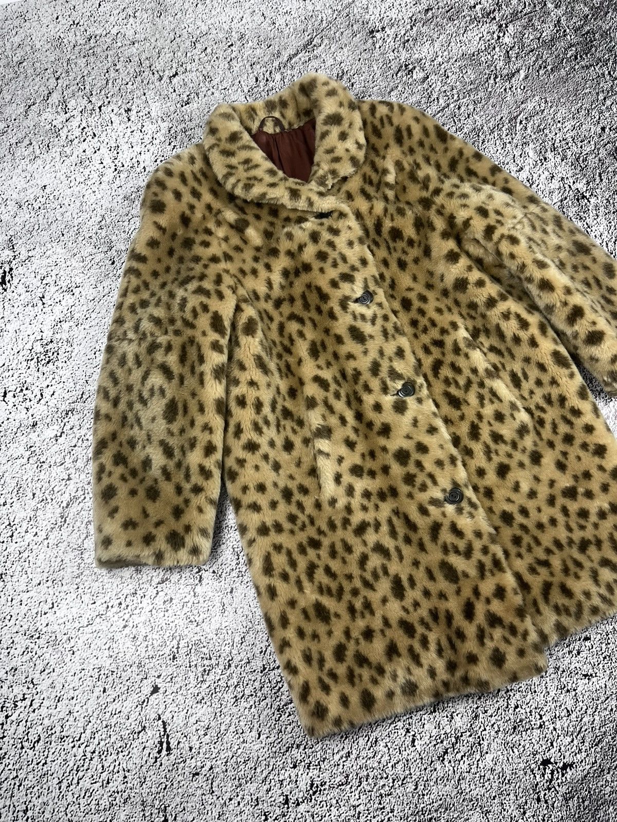 Vintage Vintage Y2K leopard fur faux coat luxury 00s style L Size L / US 10 / IT 46 - 2 Thumbnail