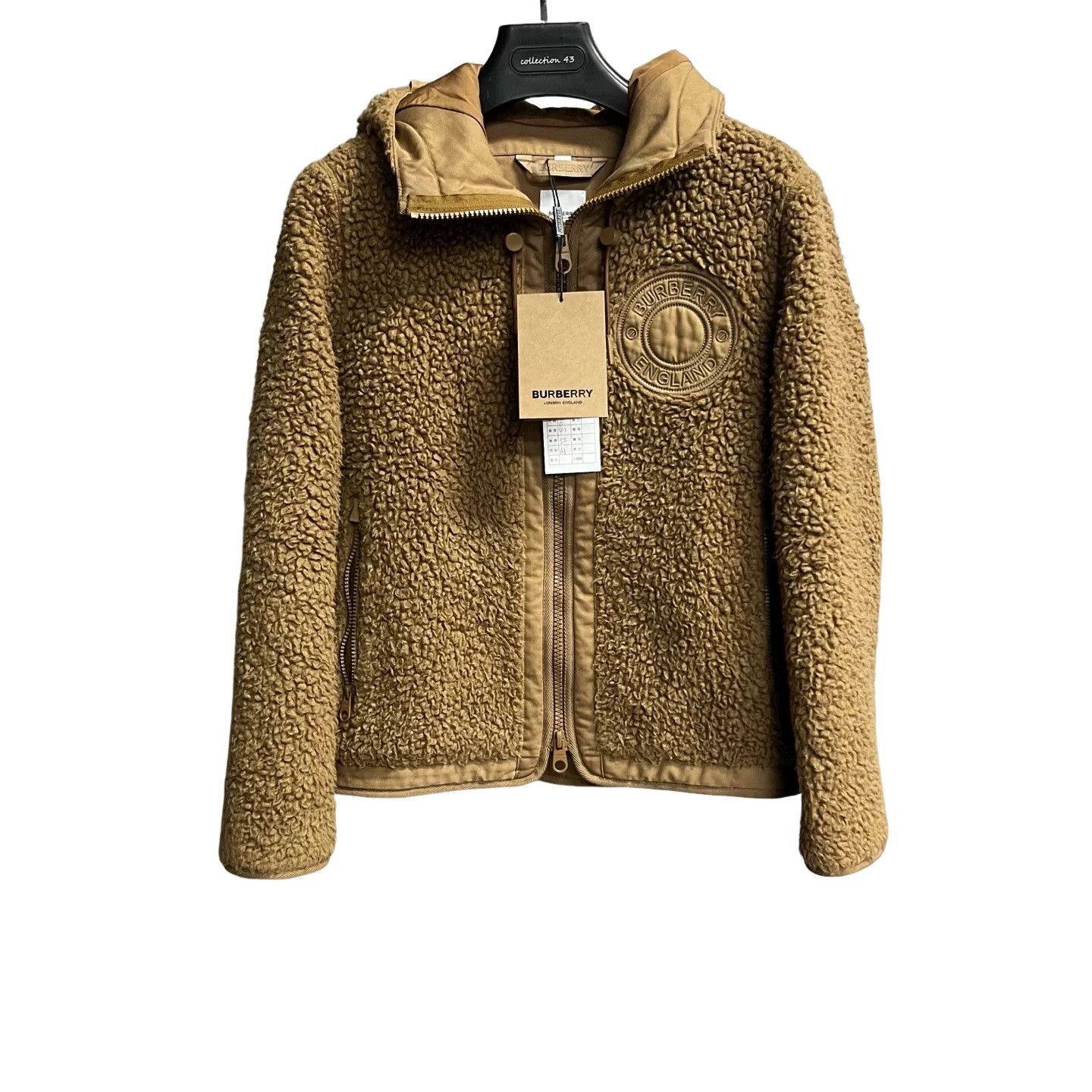 Burberry Burberry Wool Blend Sherpa Hooded Jacket IT 38 Size XS / US 0-2 / IT 36-38 - 1 Thumbnail