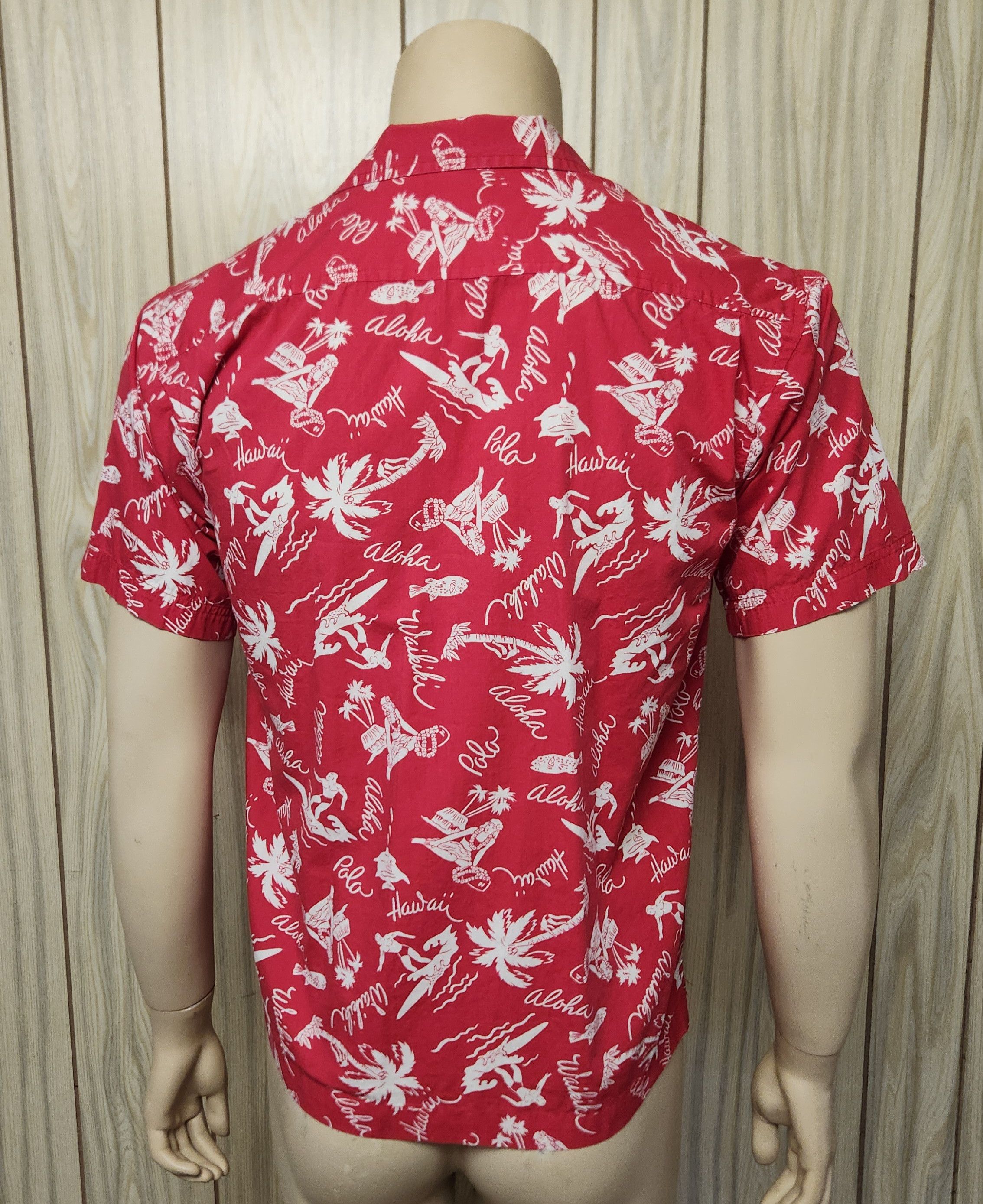 Polo Ralph Lauren Polo red Hawaiian shirt S men's cotton Ralph Lauren Size US S / EU 44-46 / 1 - 6 Thumbnail